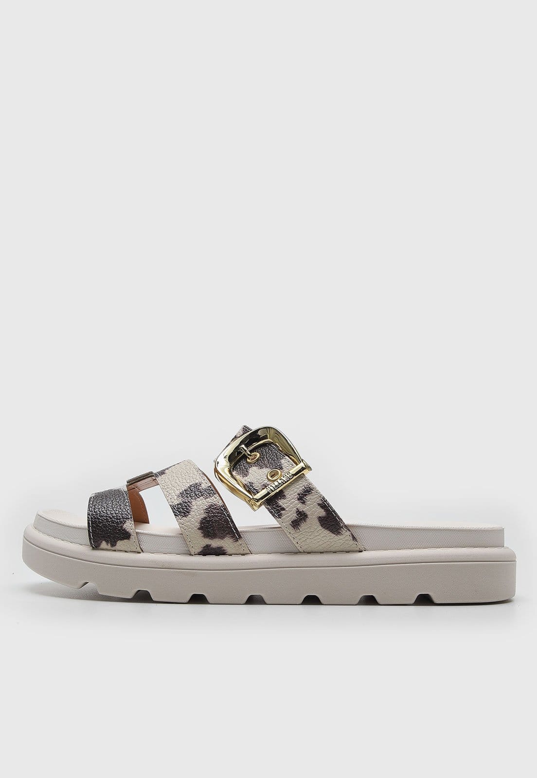 Vista principal Rasteira Papete Vizzano Animal Print Off-White VIZZANO off-white white