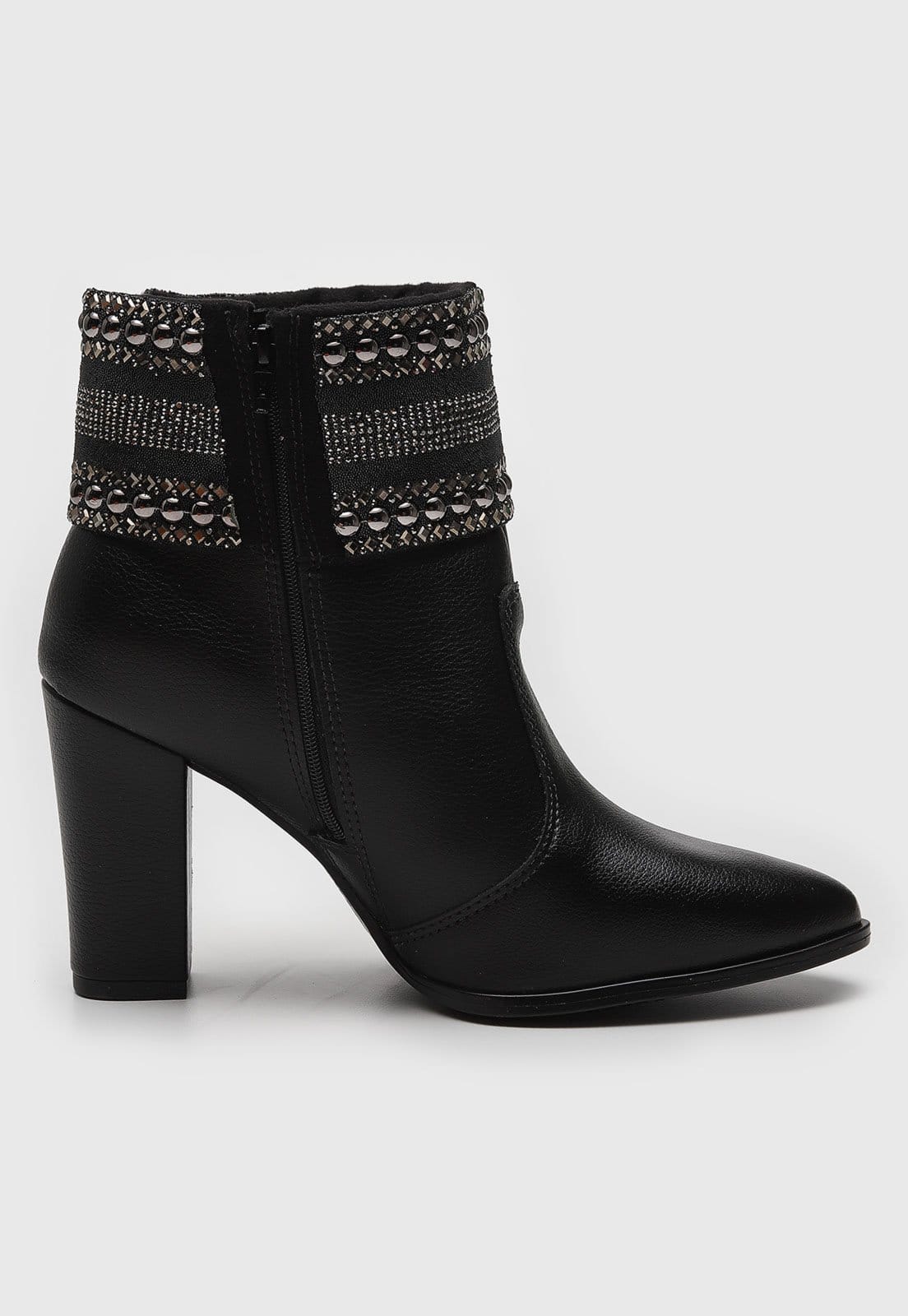 Vista 2 Bota Beira Rio Aplicação Preta BEIRA RIO preto