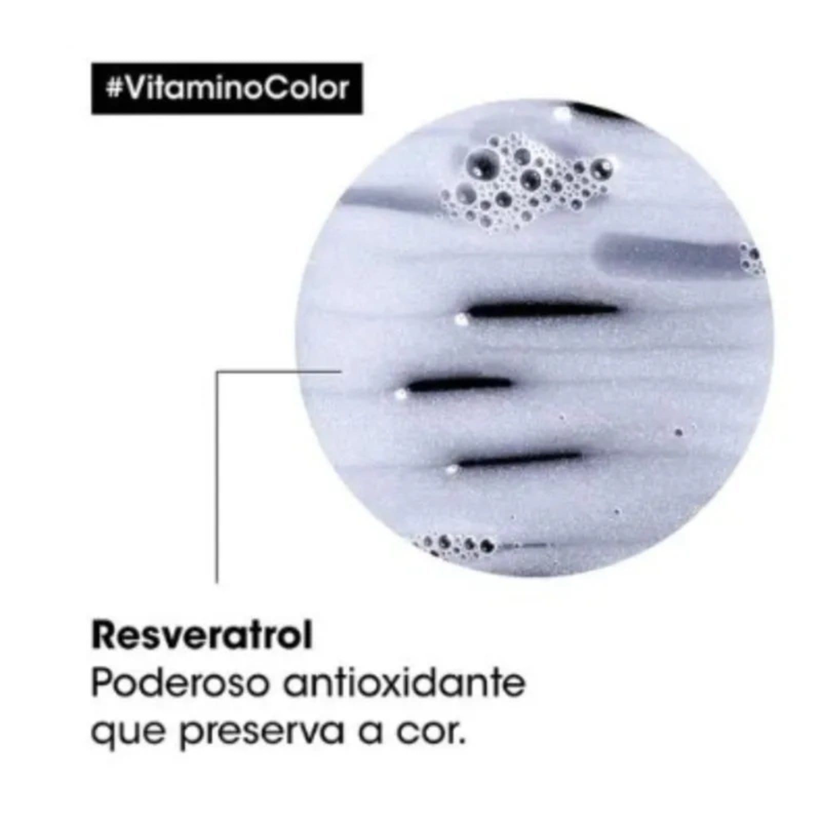 Vista 2 L'Oréal Professionnel Shampoo Vitamino Color Resveratrol 750ml Loreal rosa