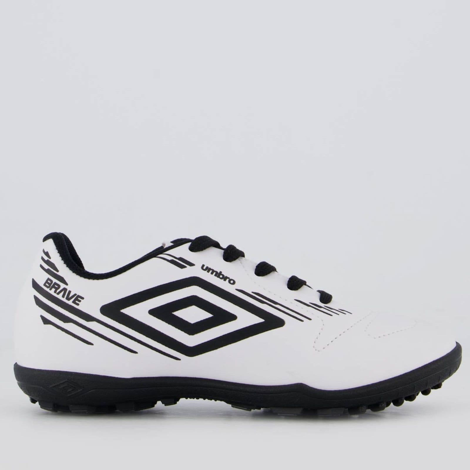 Vista principal Chuteira Umbro Brave II Society Juvenil Branca e Preta Umbro branco