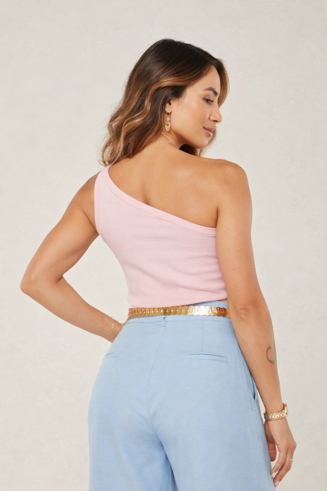 Vista 2 Regata Ribana D Bell Outlet Fashion Nula Manga D BELL OUTLET FASHION rosa