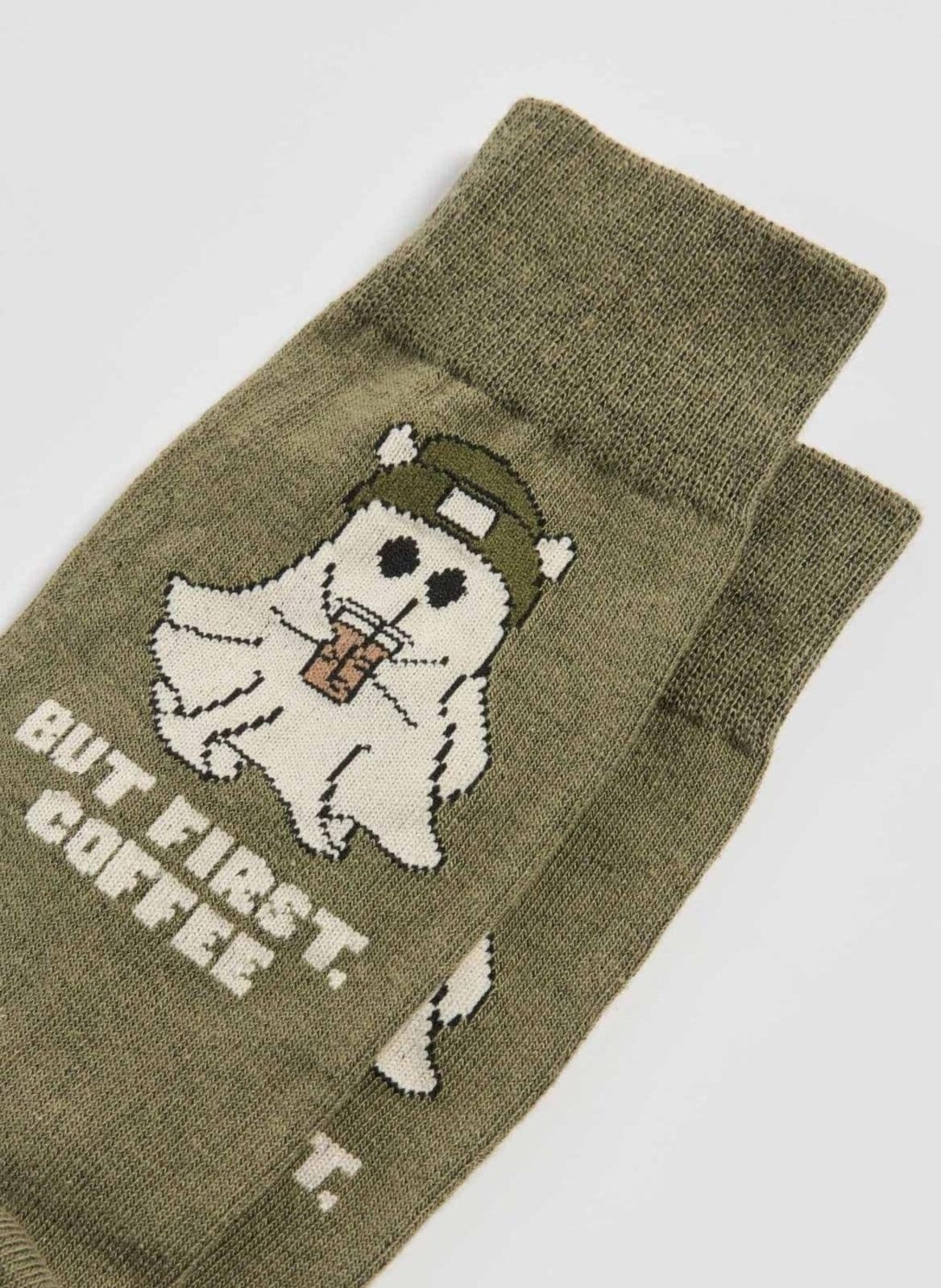 Vista 2 Meia Militar Fantasma Café Youcom verde