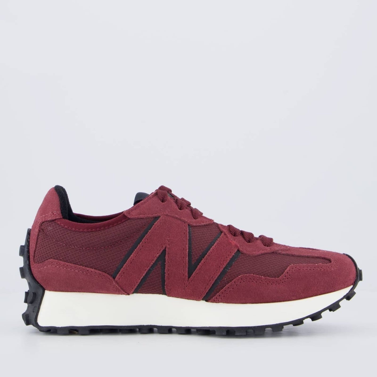 Vista principal Tênis New Balance 327 V1 Feminino Bordô New Balance vermelho