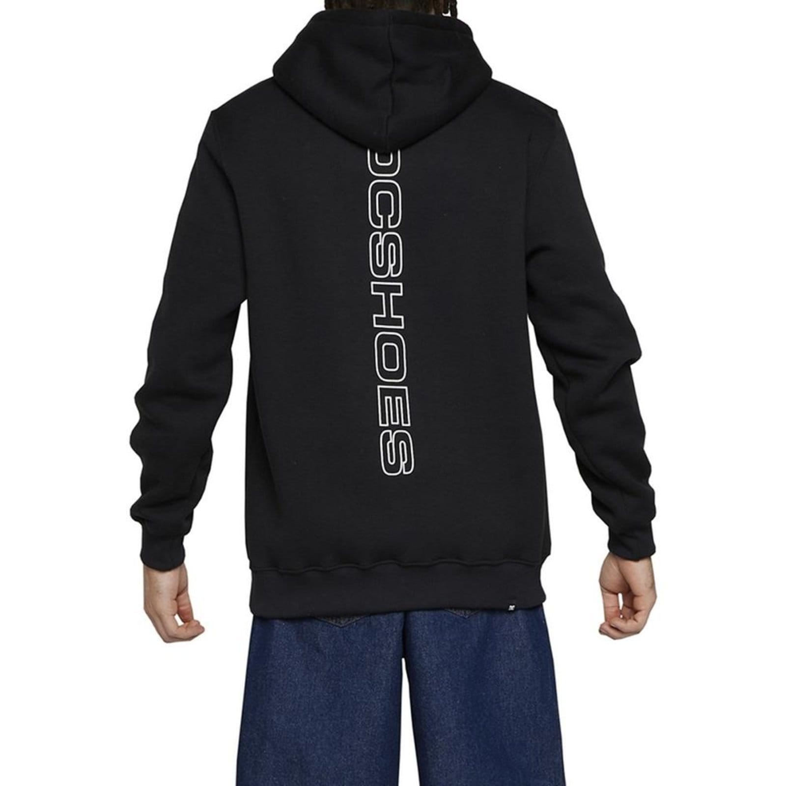 Vista 2 Moletom DC Shoes Canguru FB Outline 305G WT24 DC Shoes preto