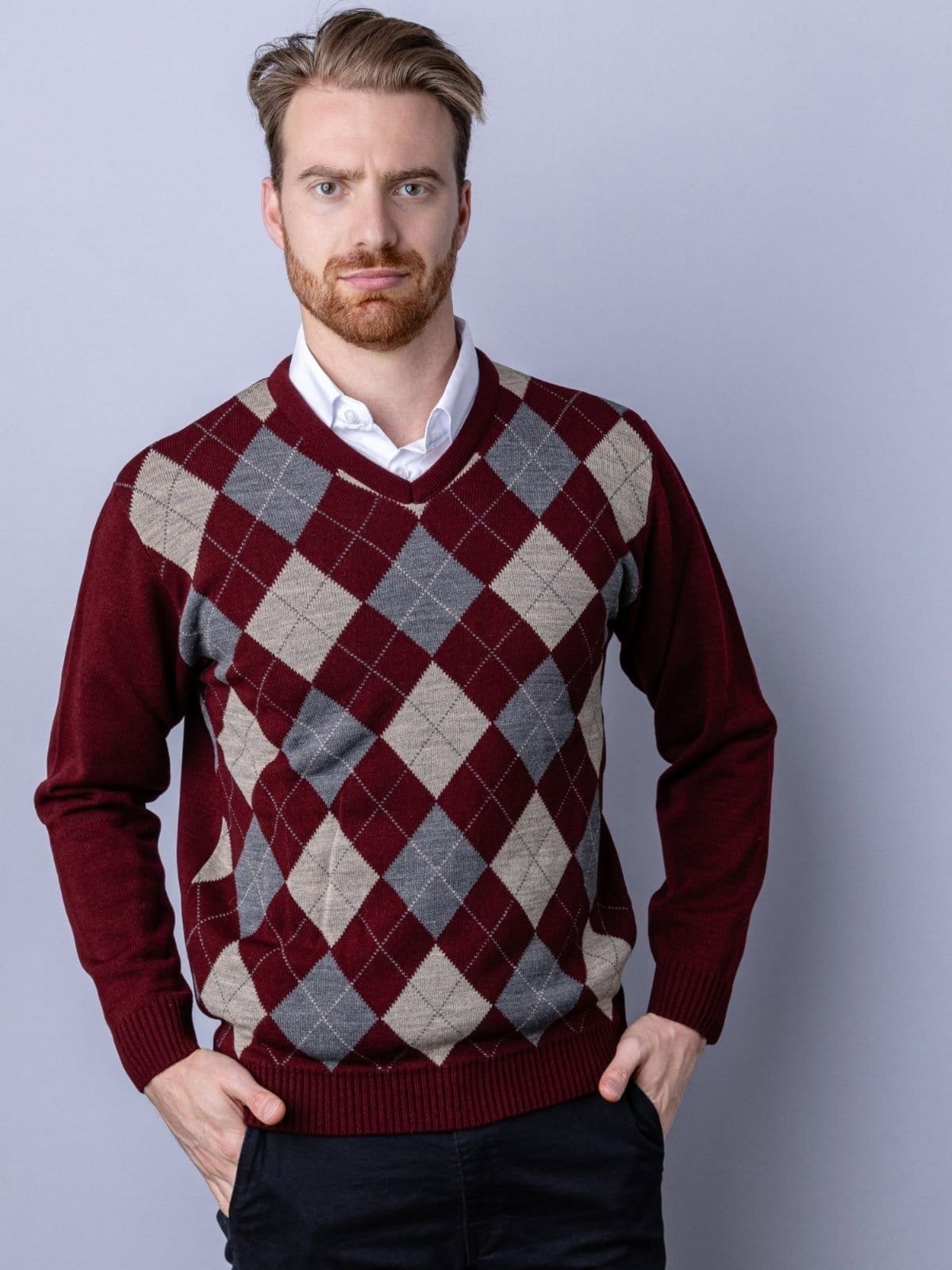 Suéter com jacquard