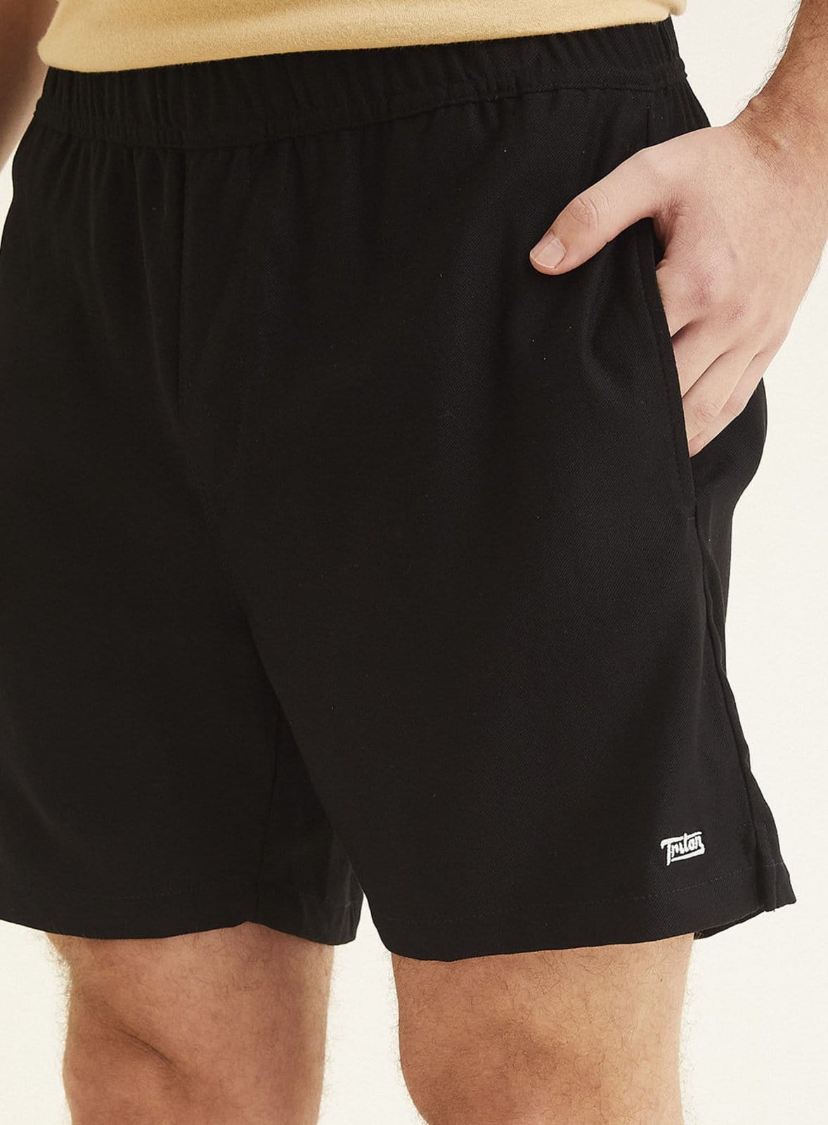 Vista principal Bermuda Masculina Alfaiataria Beachshort New Triton Triton preto