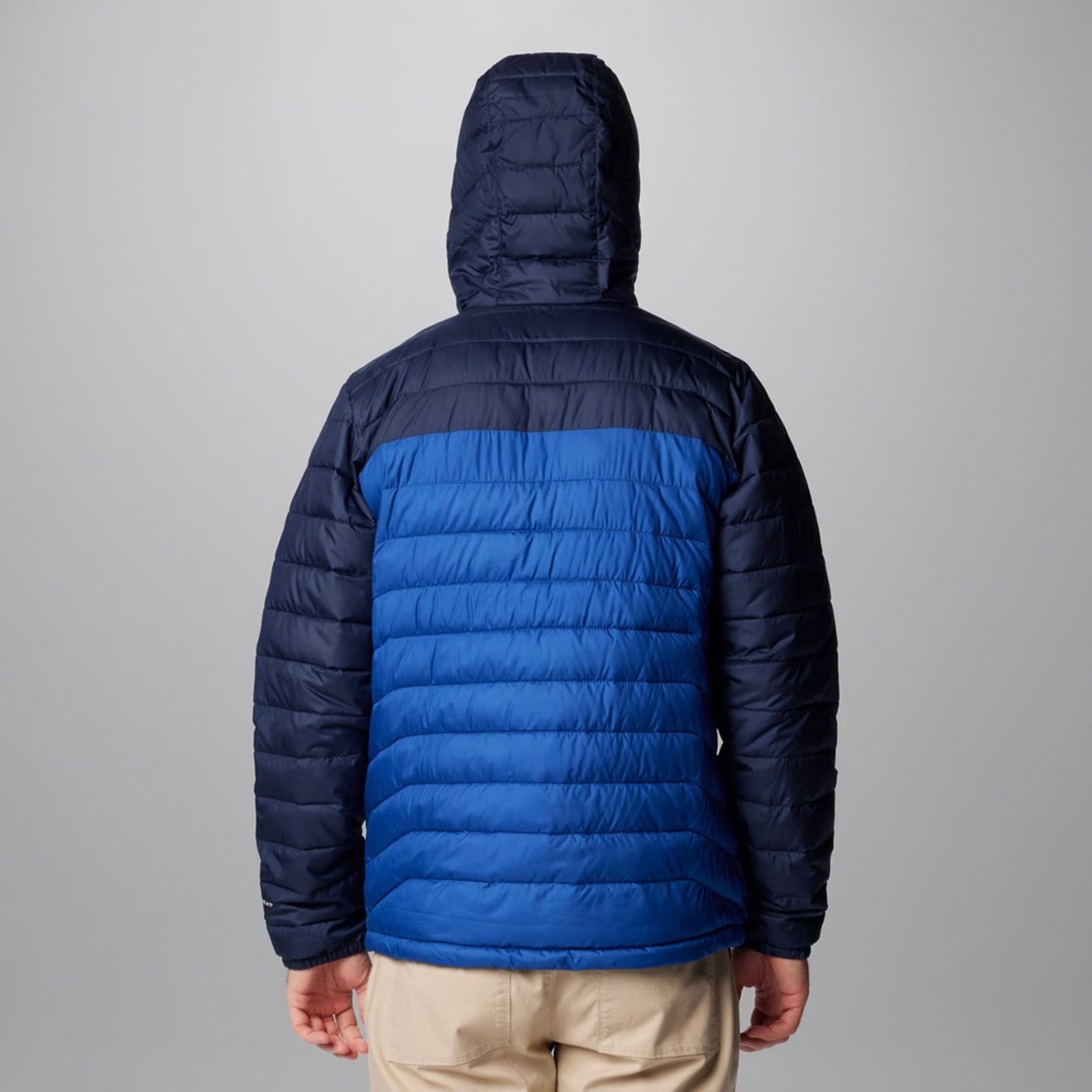 Vista 2 Jaqueta Columbia Powder Lite Hooded II Marinho Masculino Columbia azul marinho