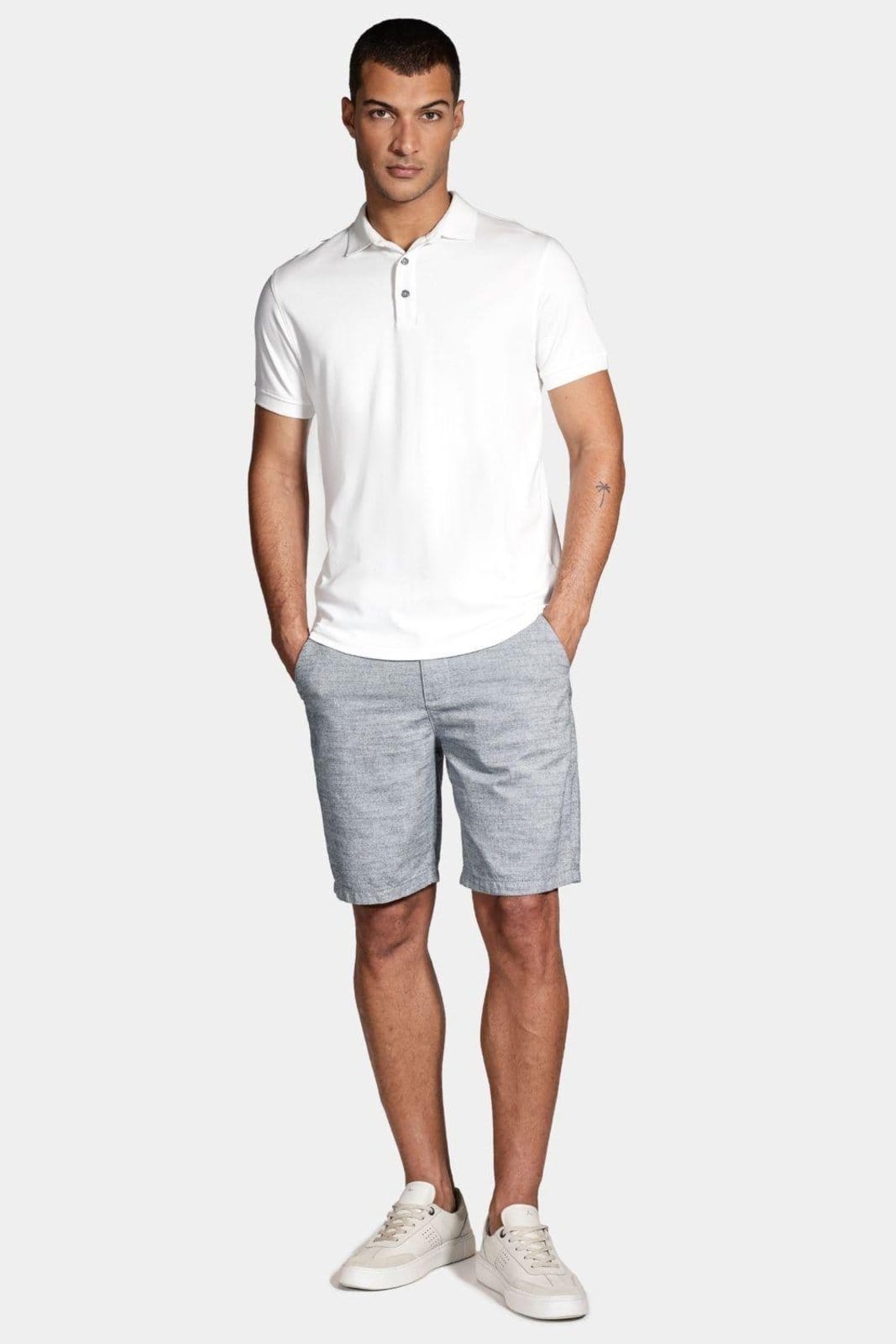 Vista 2 Bermuda Aramis Chino Clássica Oxford Marinho Aramis azul marinho