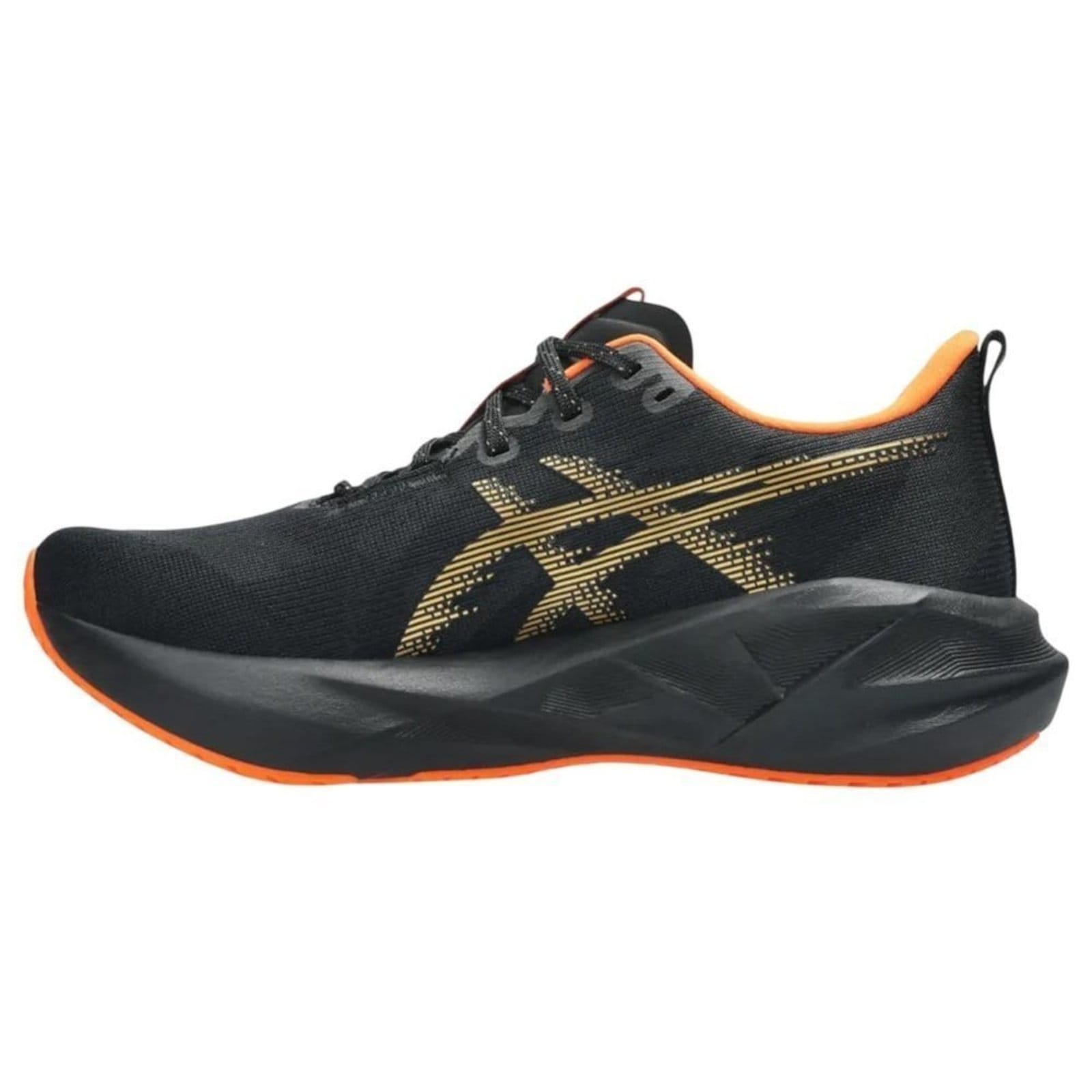 Vista 2 Tênis Asics Novablast 5 Senna Samurai Feminino ASICS preto
