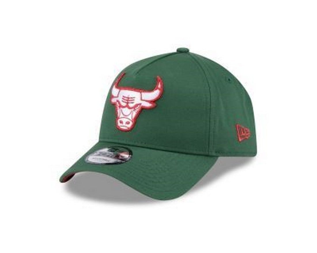 Vista principal Boné New Era 9FORTY A-FRAME SNAPBACK Chicago Bulls NBA new era verde