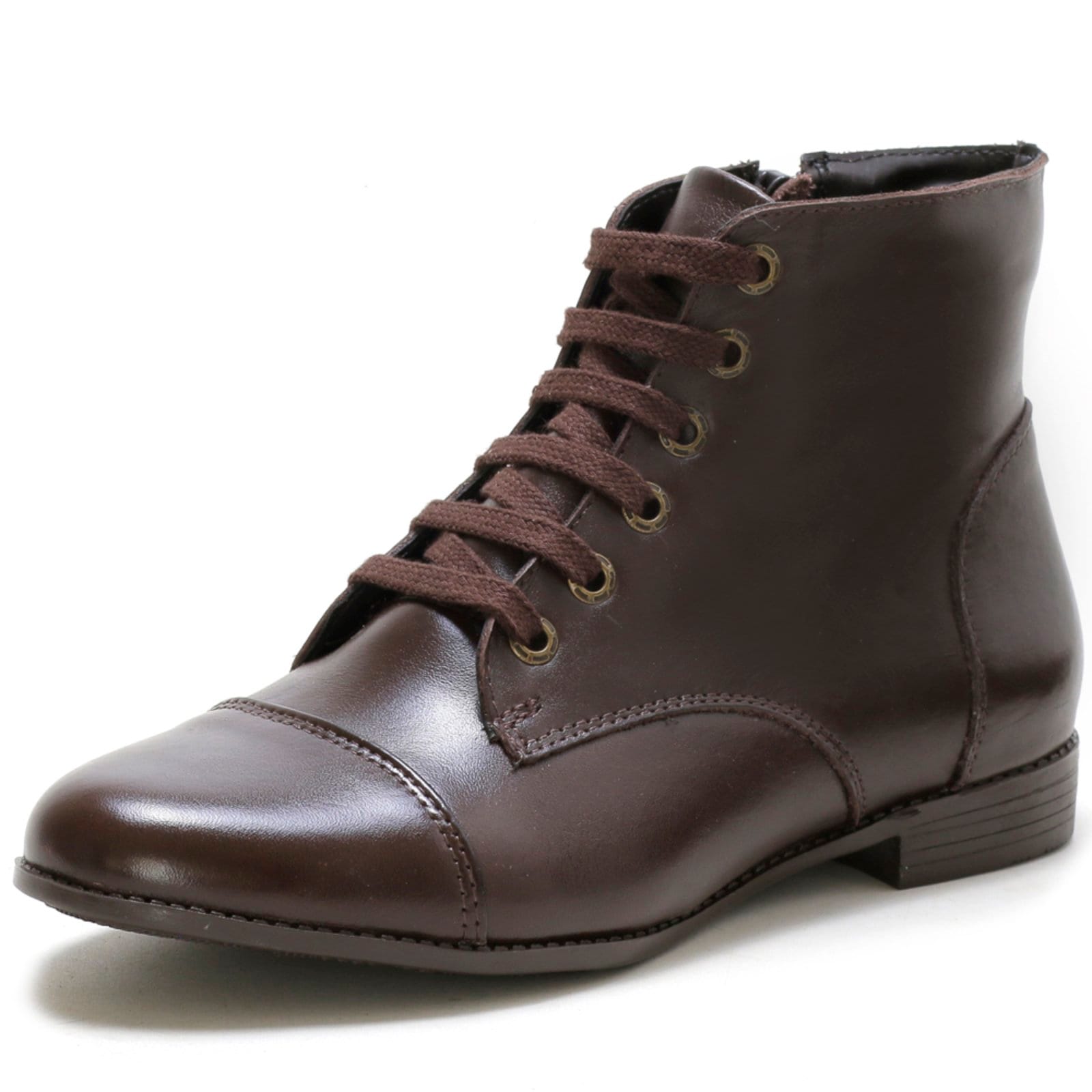 Bota Cano Curto Couro Tellini Store