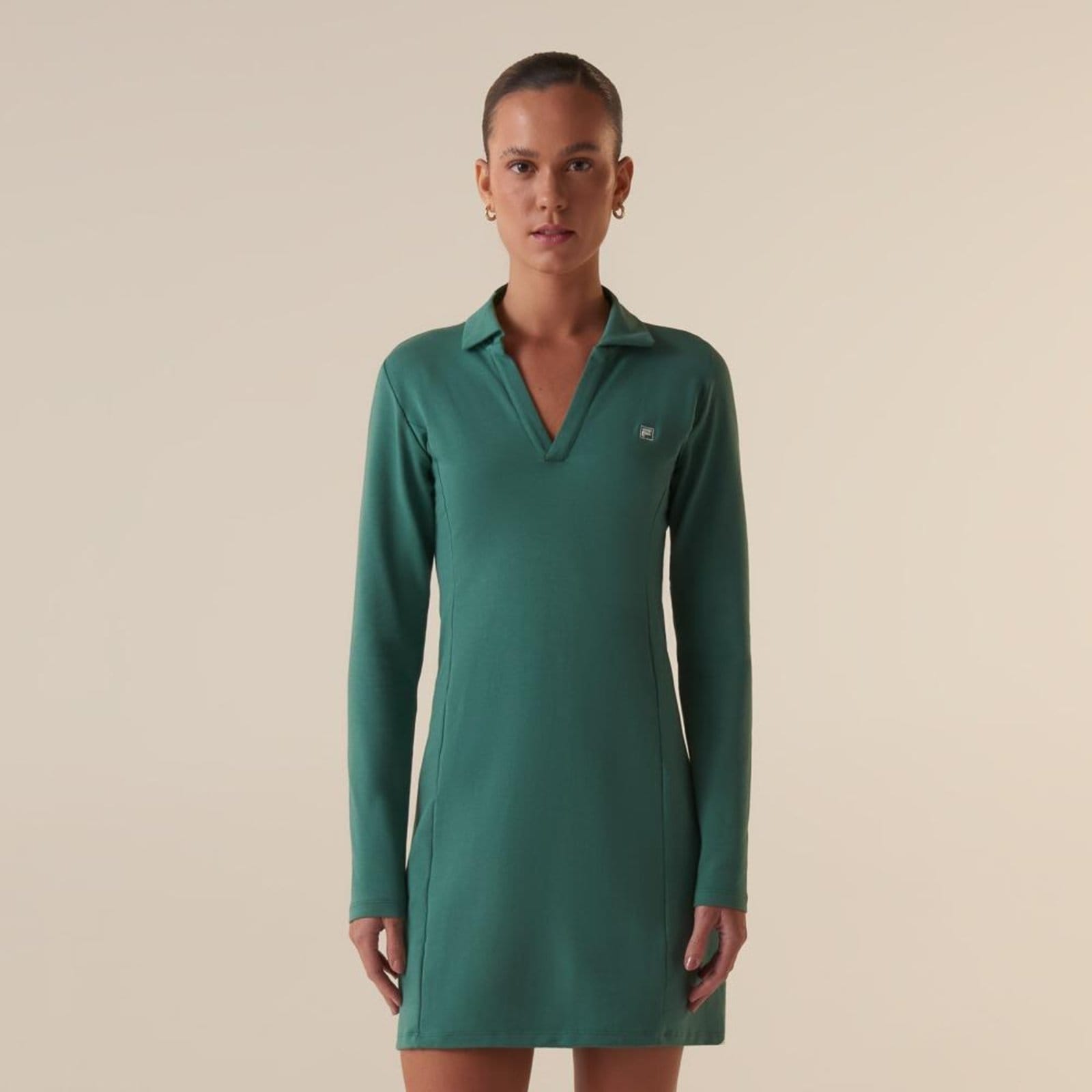 Vestido Fila Fit Polo Letter Touch Feminino
