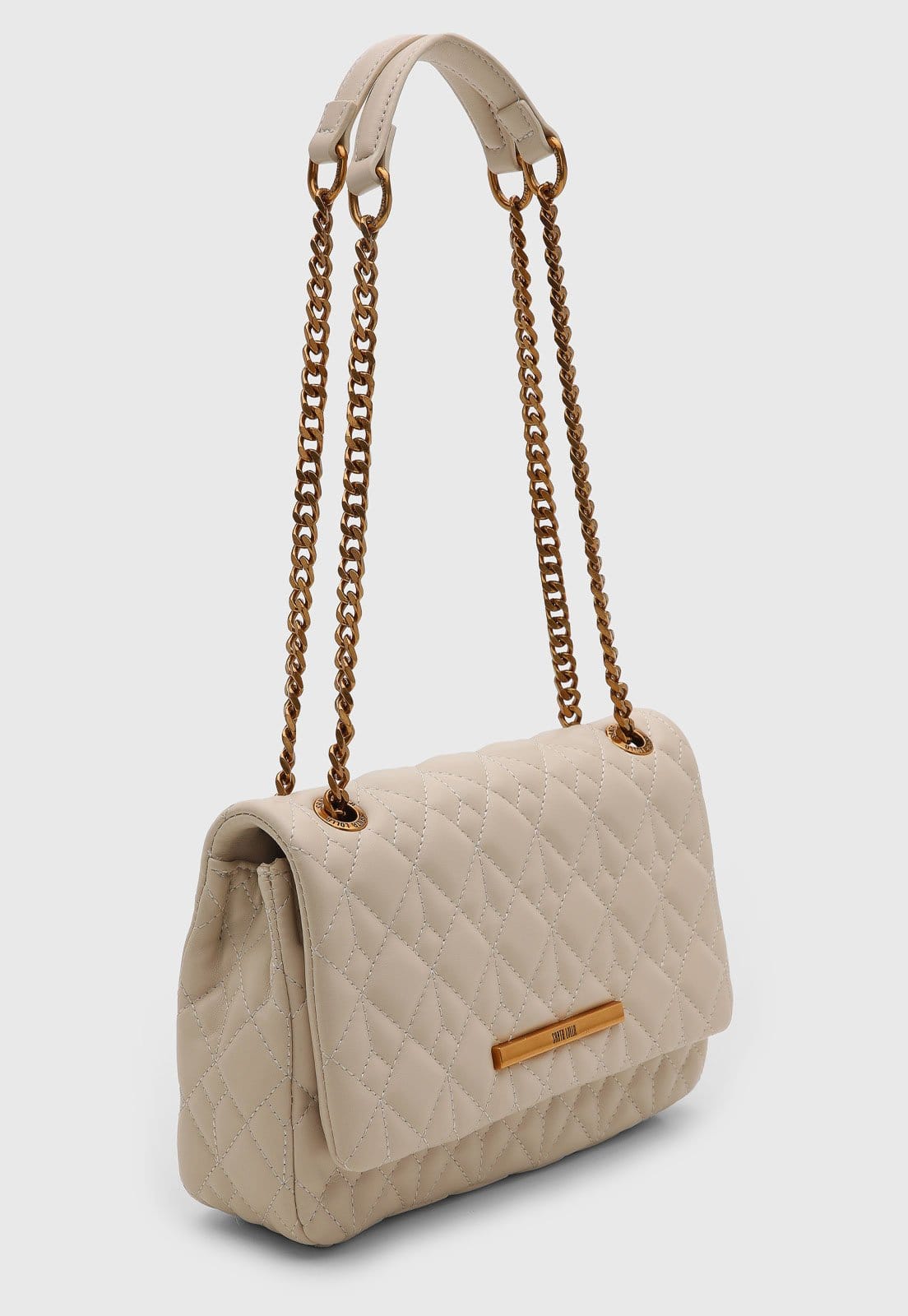 Vista 2 Bolsa Feminina Santa Lolla Média Matelassê Santa Lolla nude