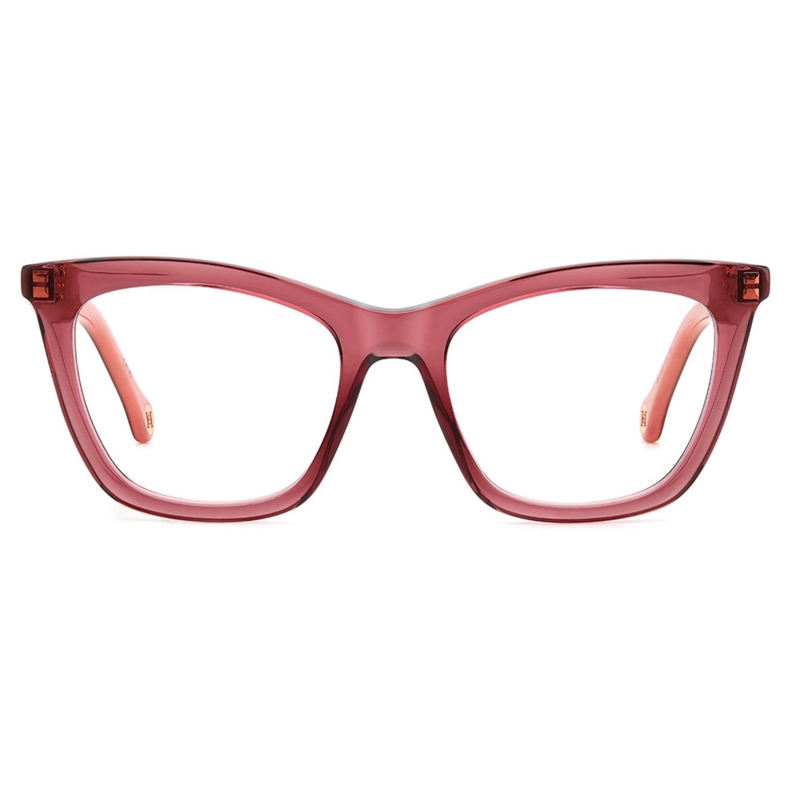 Vista 2 Armação de Óculos Carolina Herrera Her 0228 0T5 Burgundy Carolina Herrera vermelho