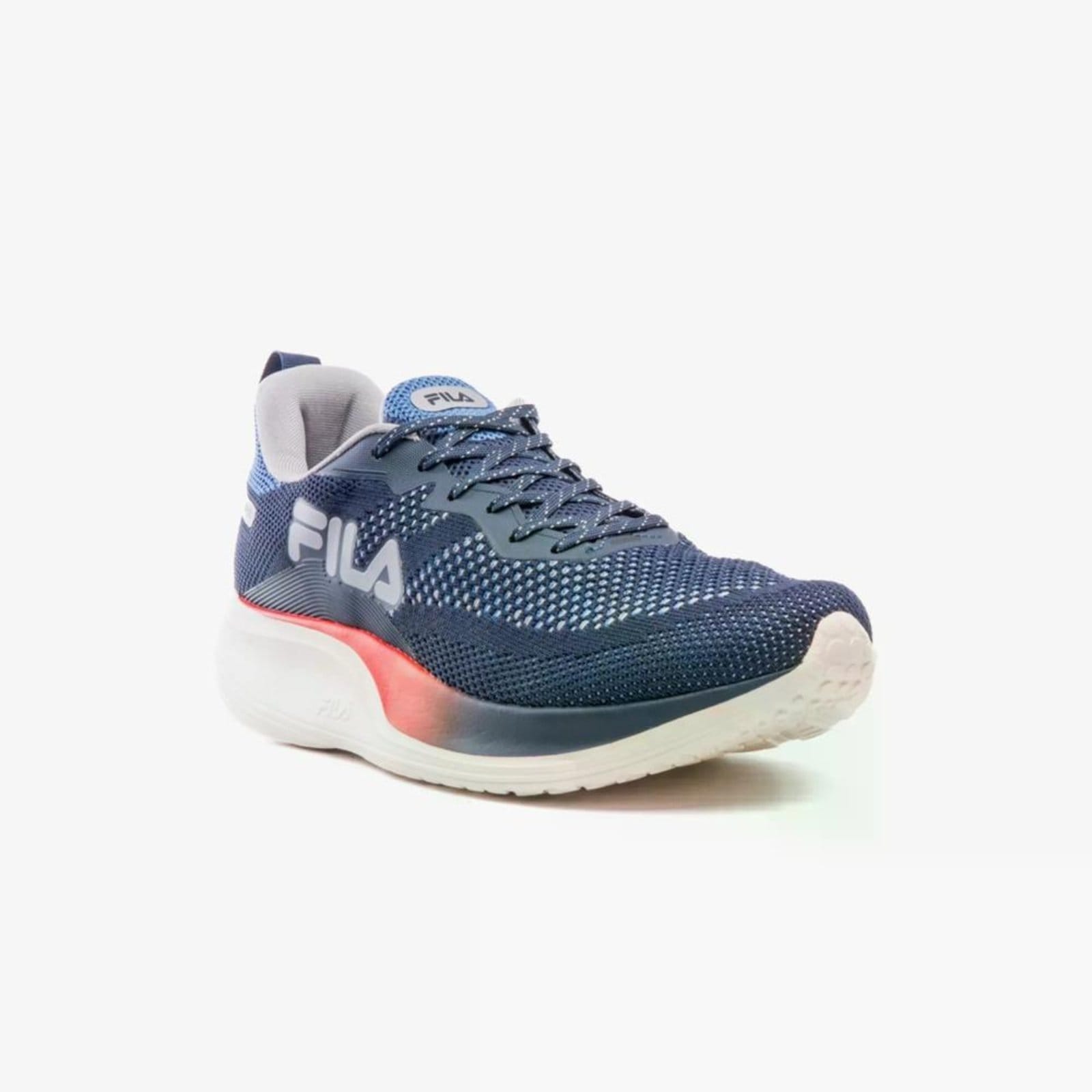 Vista 2 Tenis Masculino Running Fila Speed Lite 1327677 Branco 38 Fila azul