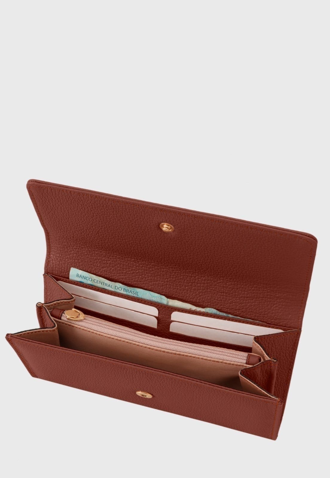 Vista 2 Carteira de Couro Mariart 251N Terracota Mariart marrom