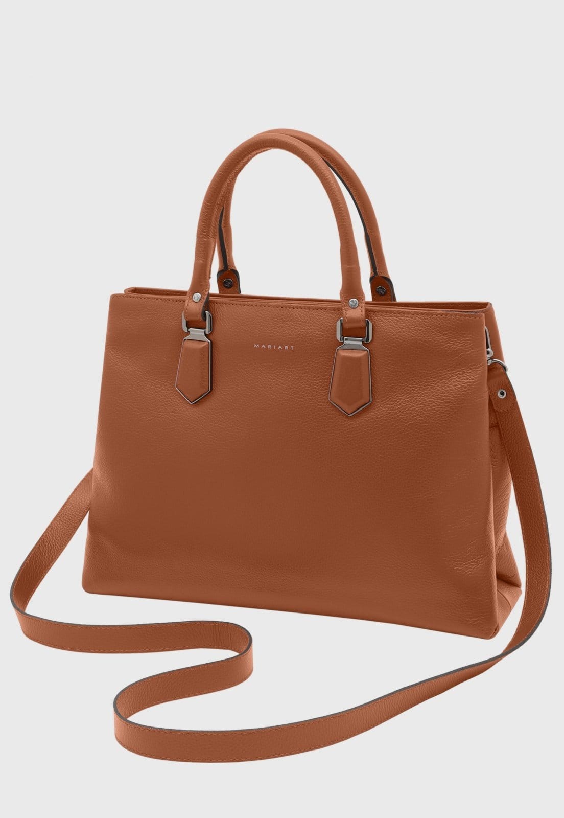 Bolsa Transversal Couro Mariart Açaí Camel