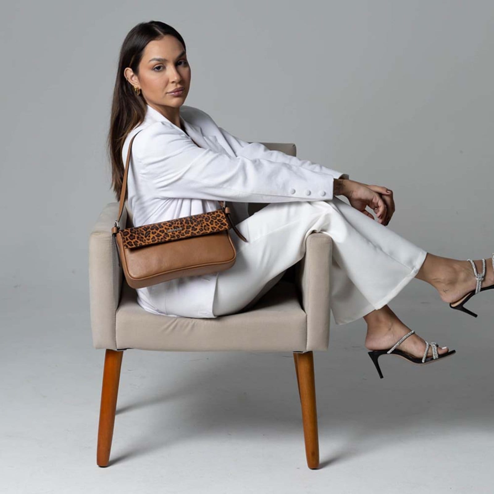 Bolsa de Couro Griffazzi Caramelo