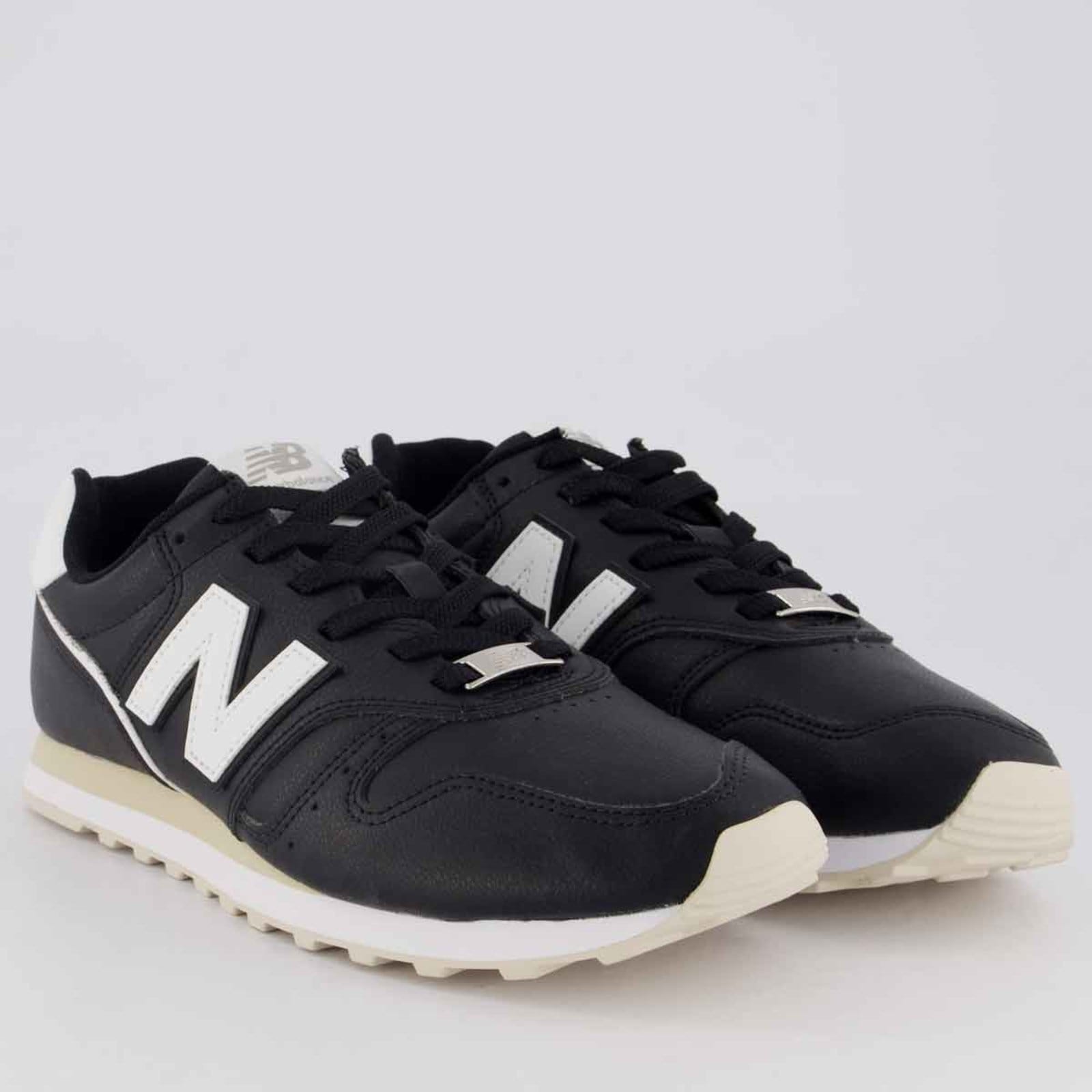 Vista 2 Tênis New Balance 373 V2 e Branco New Balance preto