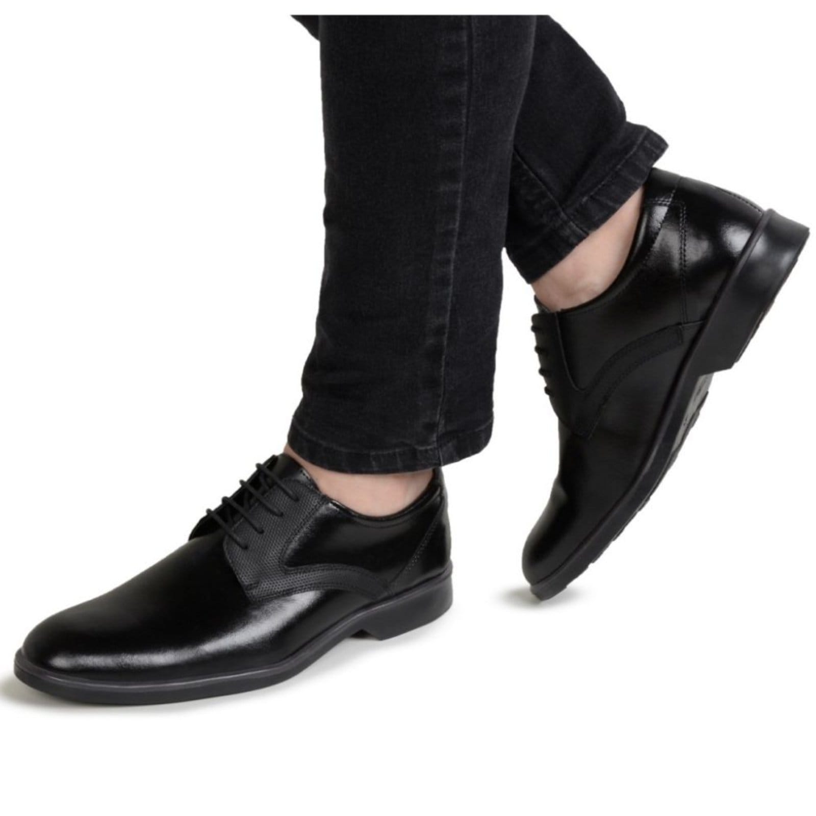 Kit Sapato Social Casual Oxford com Cadarço + Cinto Social Dupla Face - 2