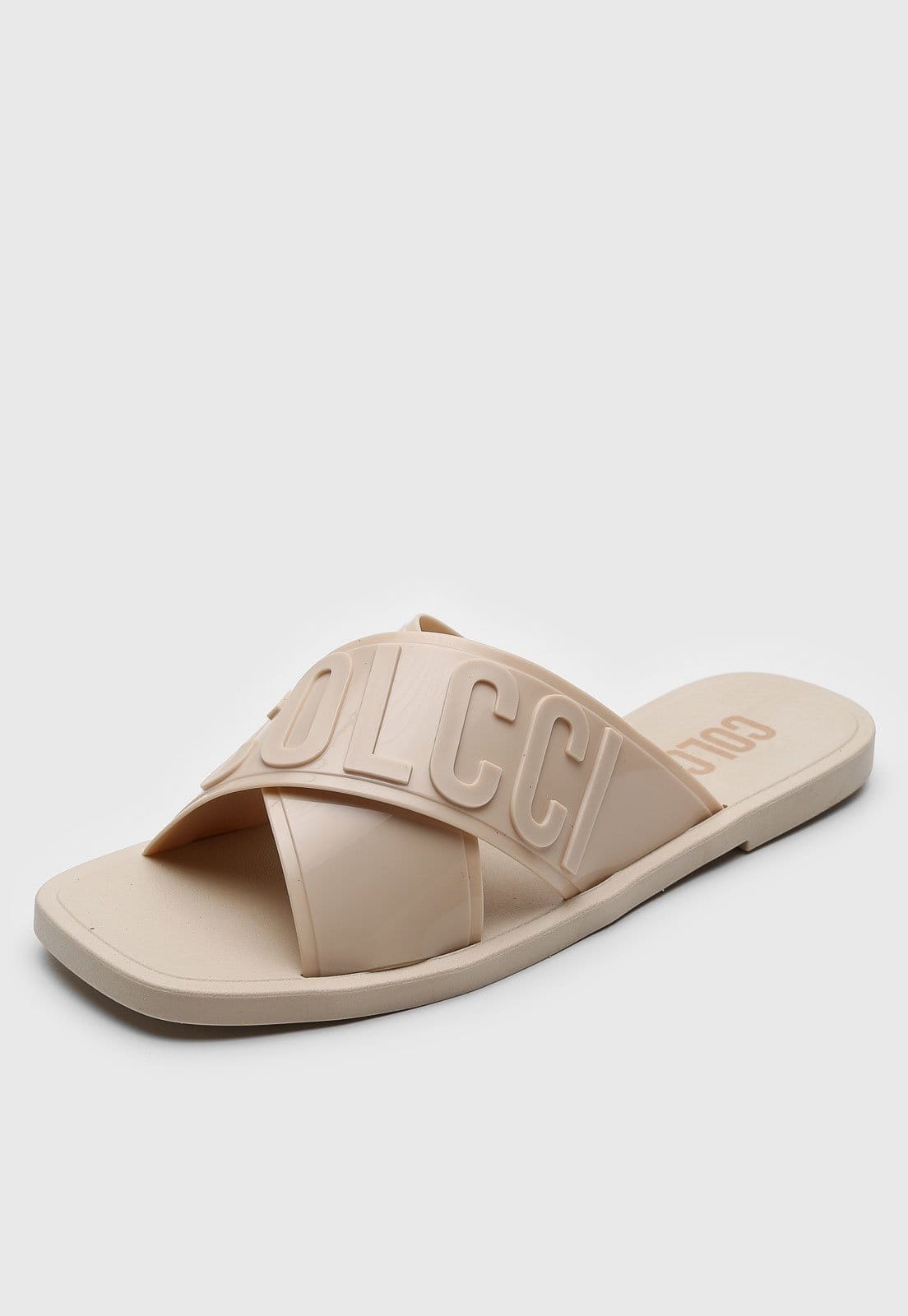 Vista 2 Rasteira Colcci Logo Off-White Colcci off-white white