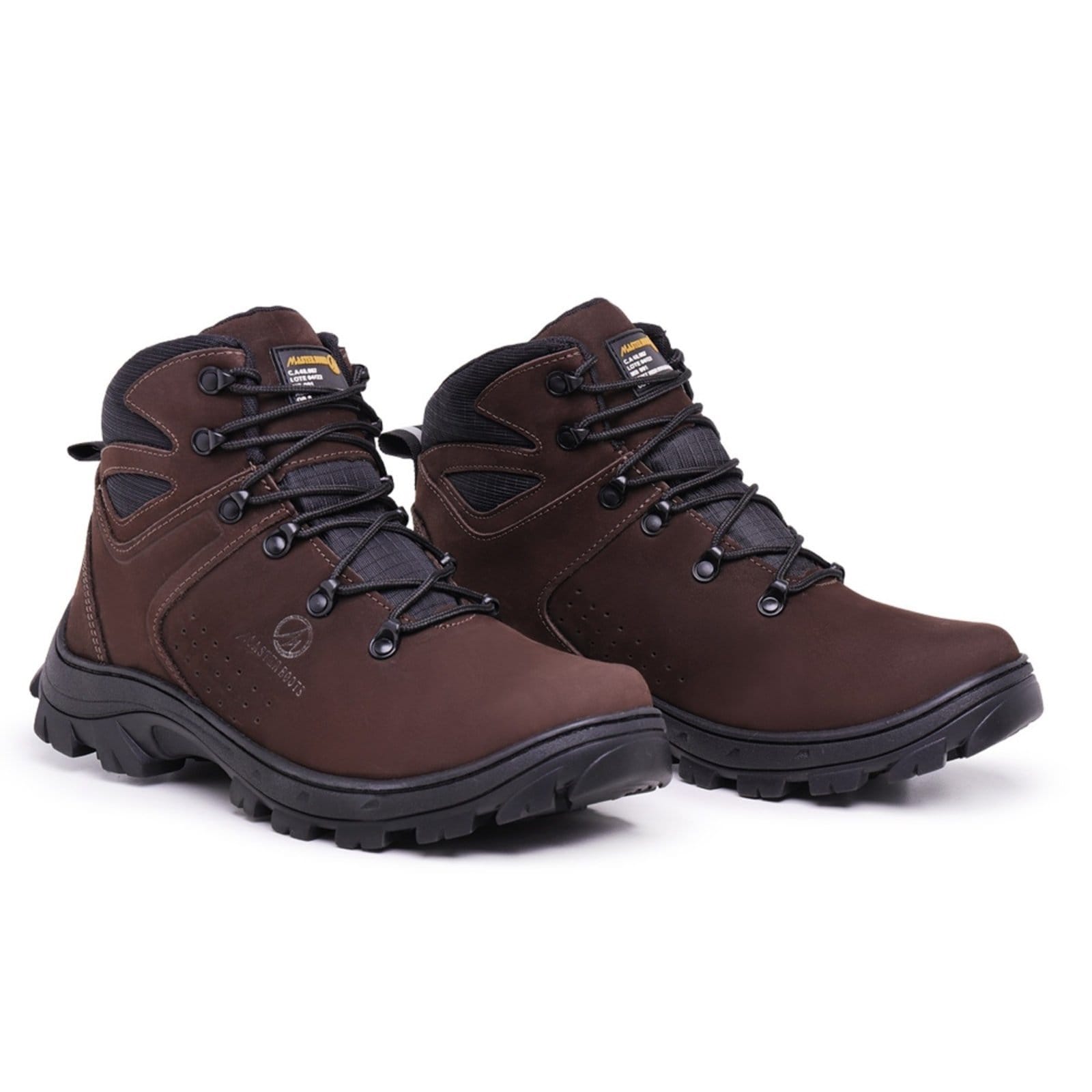 Vista 2 Bota Coturno Masculina Arizona Com C.A 48.067 em Couro ZAFREM café