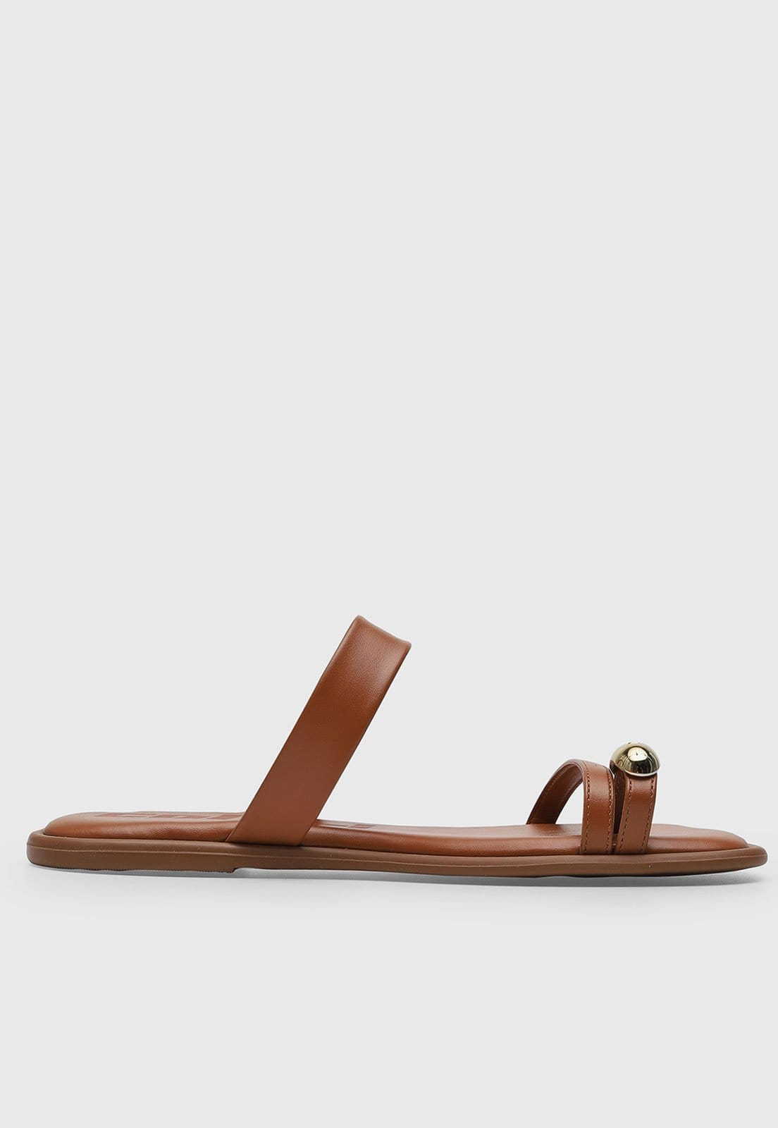 Vista 2 Rasteira Feminina Colcci Esfera Colcci caramelo