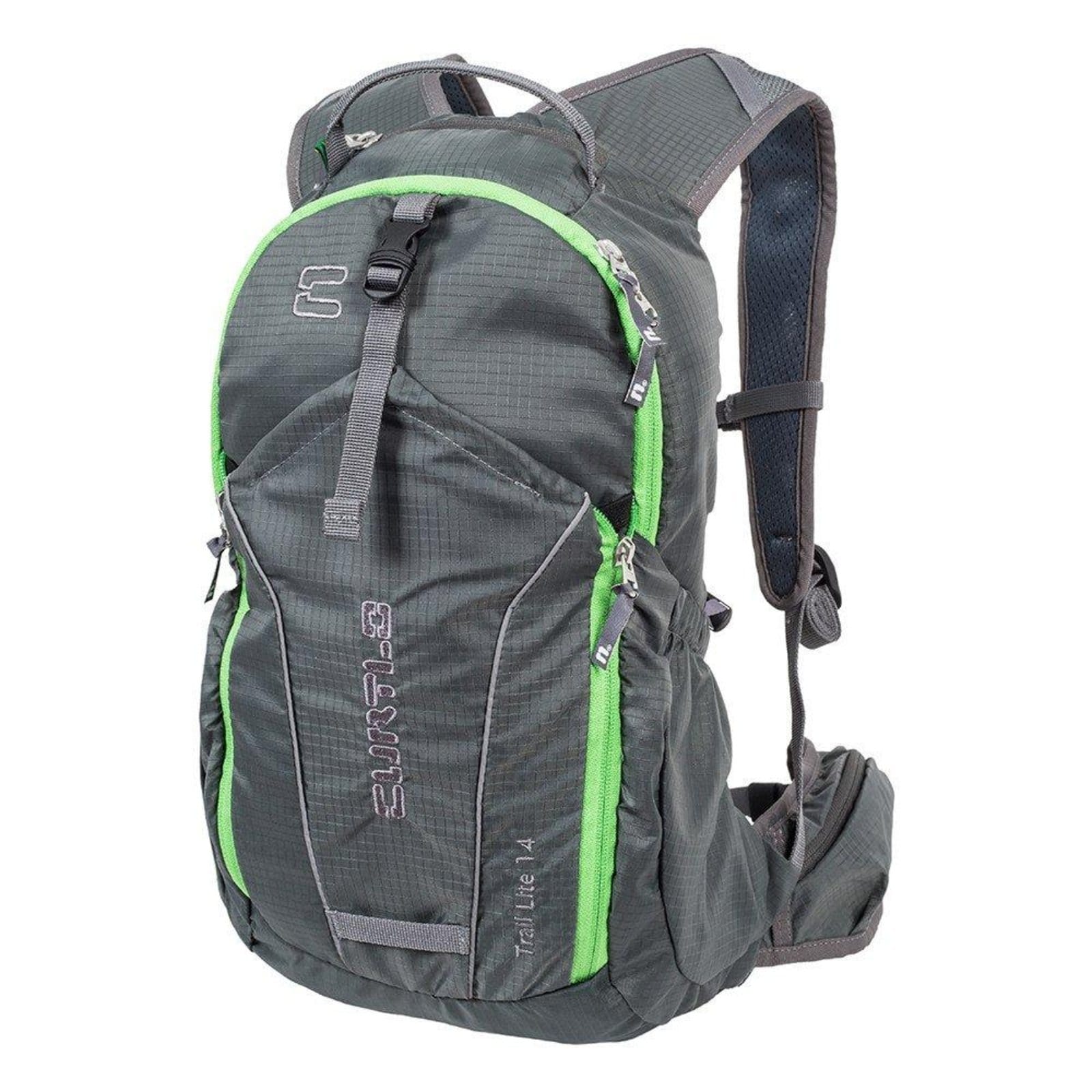 Vista 2 Mochila Curtlo Trail Lite 14 Litros Cinza e Verde Curtlo incolor verde