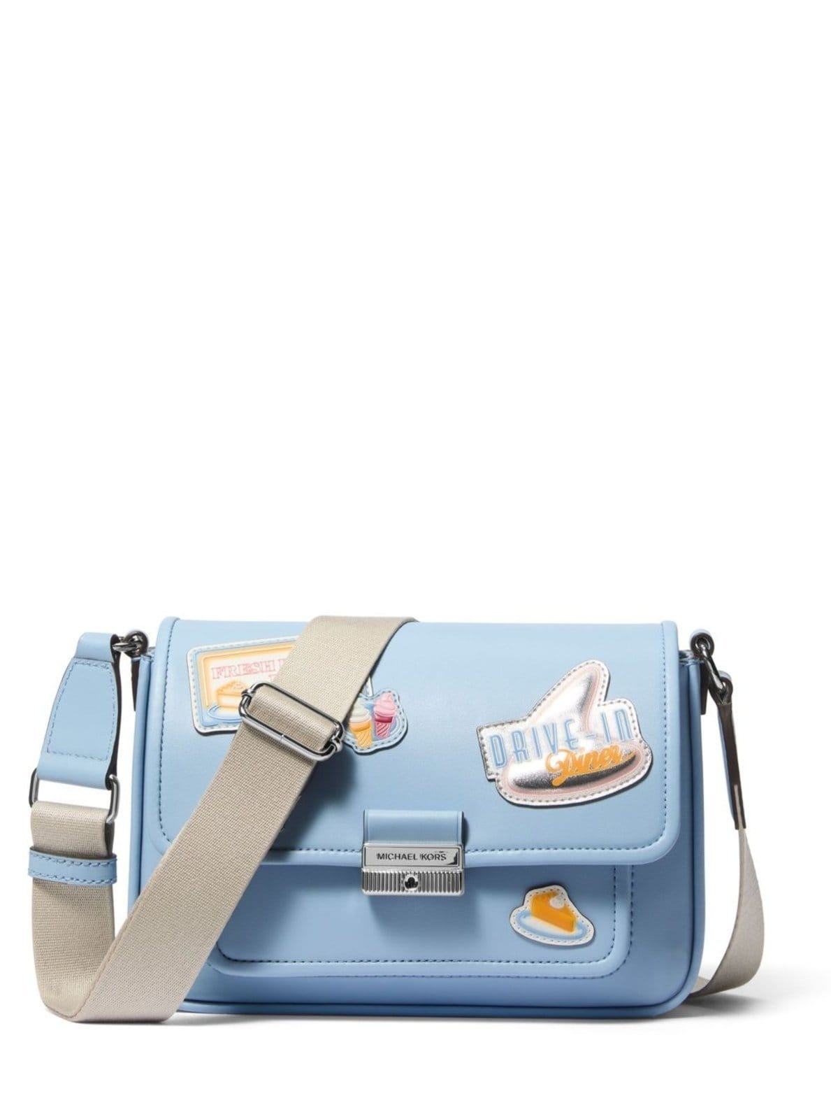 Vista principal Bolsa Transversal Bradshaw Média 35T5s2bm8y904 Michael Kors azul