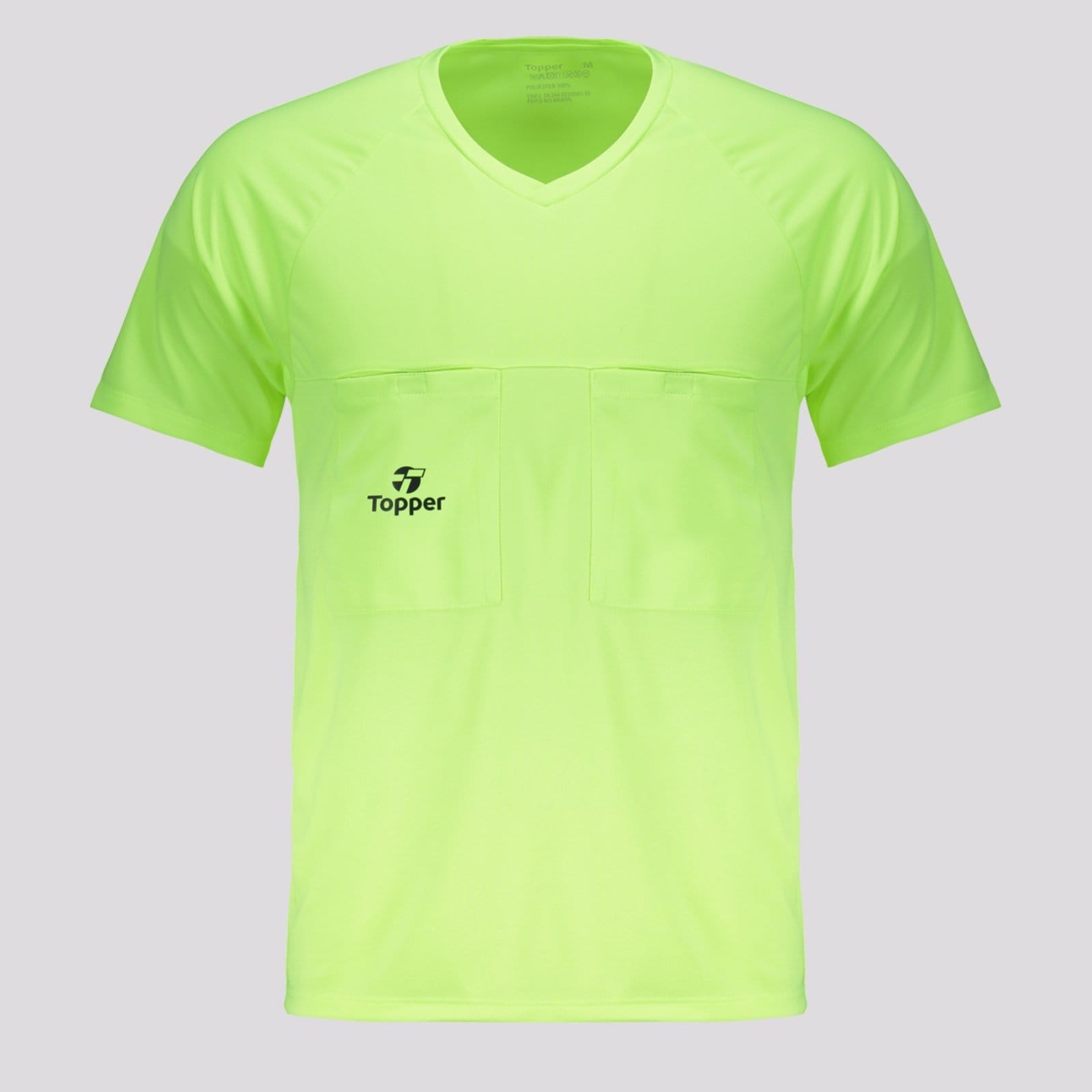 Vista principal Camisa Topper Árbitro Classic Topper verde
