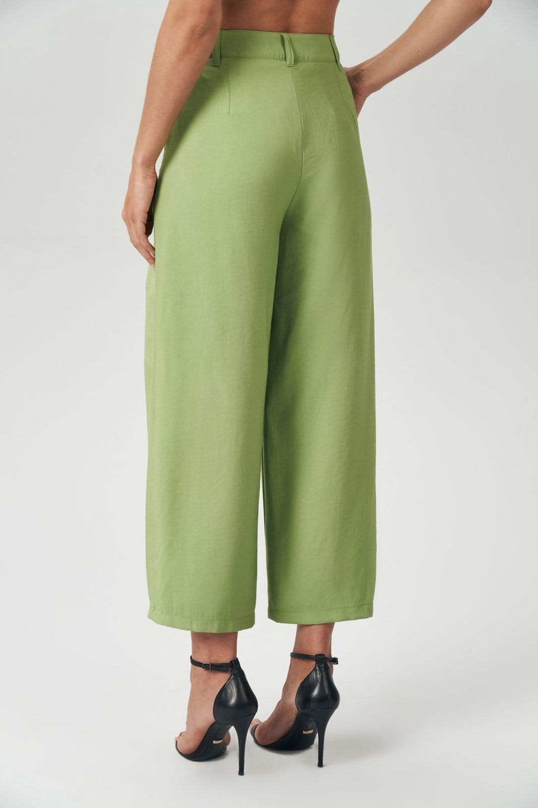 Vista 2 Calça Sarja Pantalona Feminina Acostamento ACT FEMININO preto