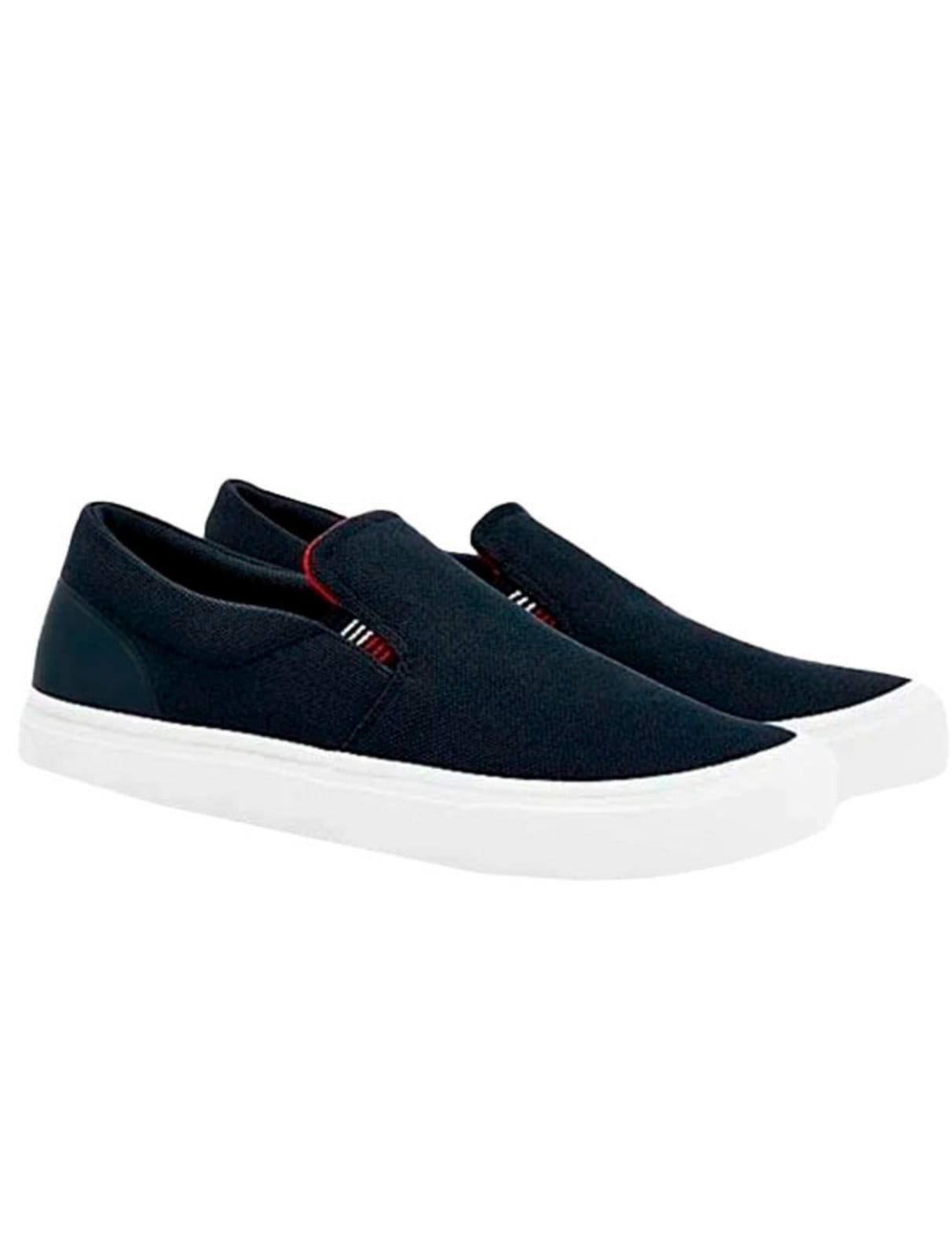 Vista principal Tênis Tommy Hilfiger Masculino Slip On Malcolm 22D Tommy Hilfiger azul marinho