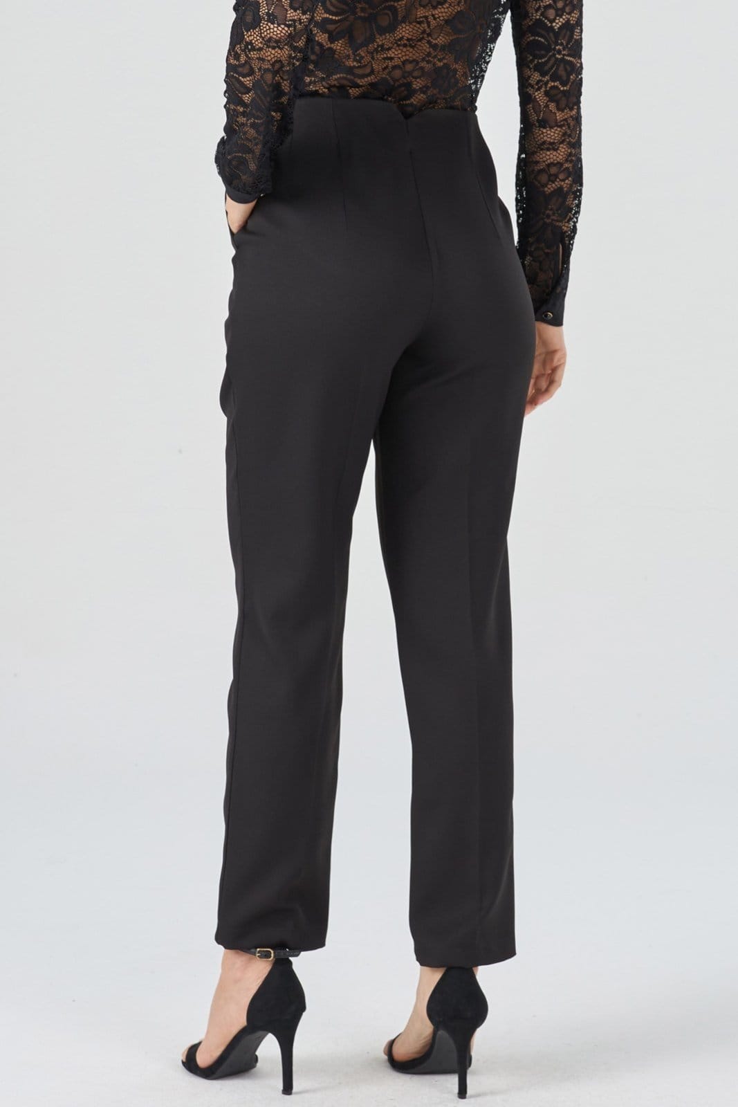 Vista principal Calça PKS Alfaiataria Social Preta PKS preto