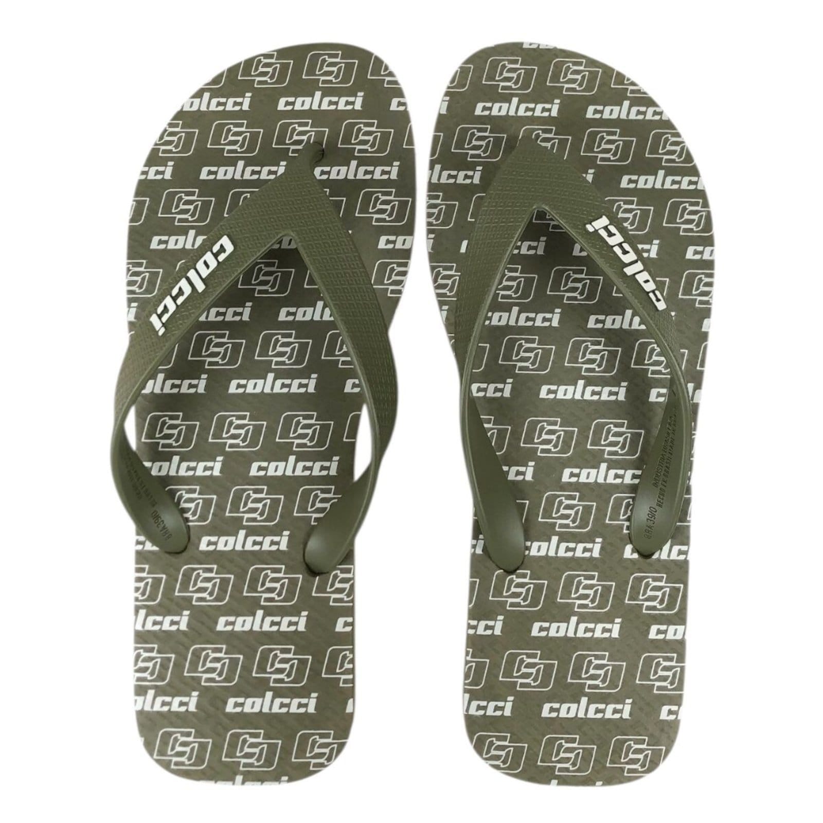 Chinelo Masc Monograma Colcci Cilantro
