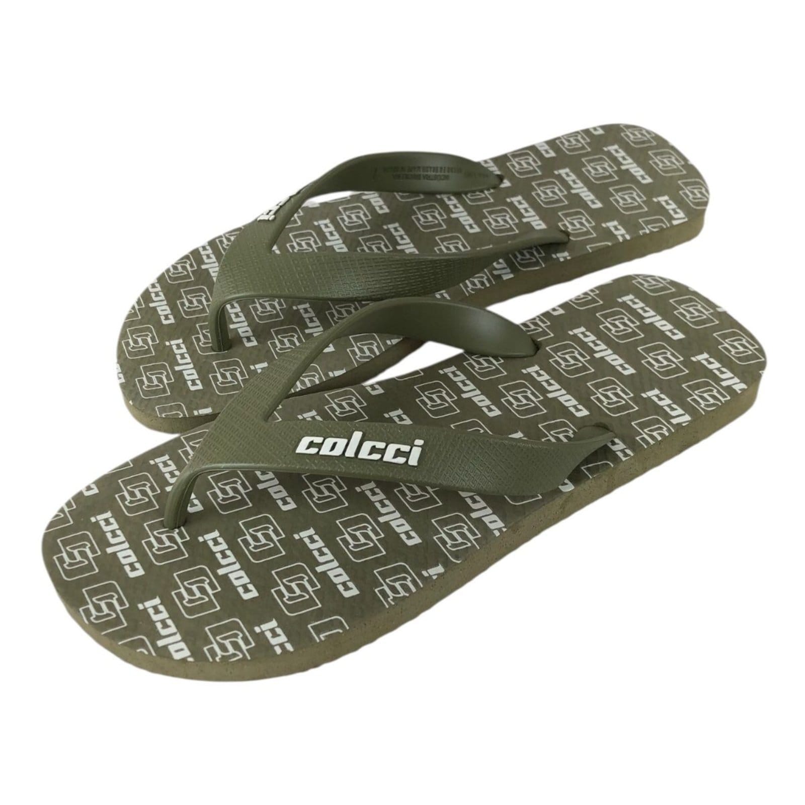 Vista 2 Chinelo Masc Monograma Colcci Cilantro Colcci verde