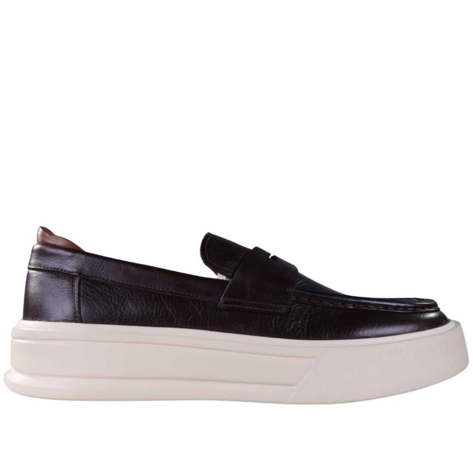 Sapato Masculino Zariff Casual em Couro Bea006 Cafe