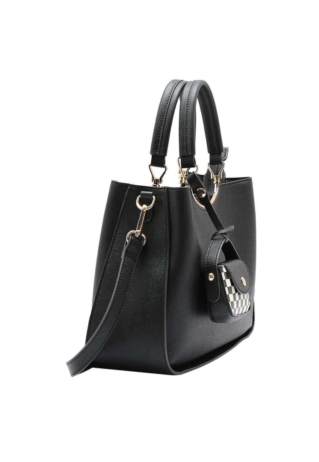 Vista 2 Bolsa Feminina Chenson Original New Clássico Mão 3484997 Chenson preto