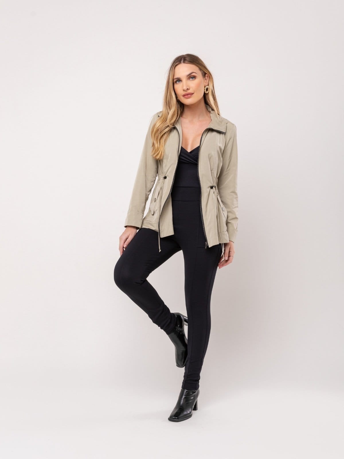 Vista 2 Calça montaria Bela preta POLLEN preto