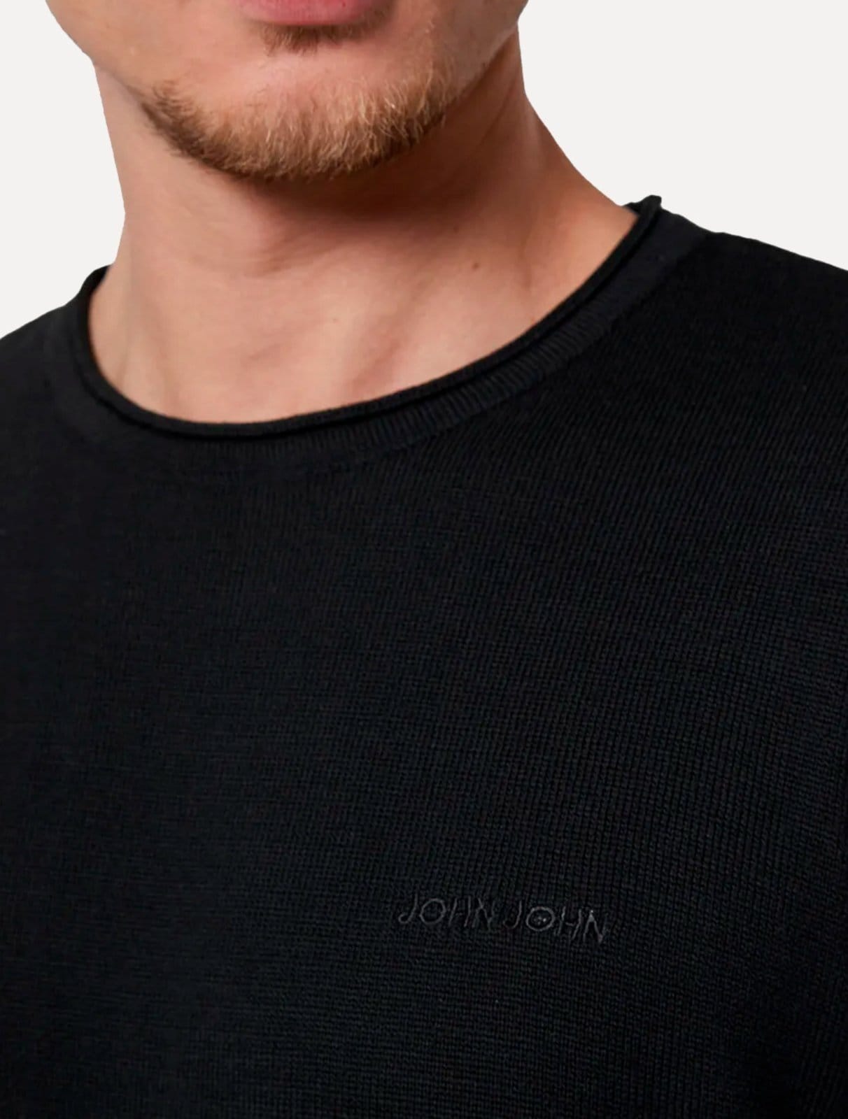 Vista 2 Tricot John John Masculino New Basic Preta John John preto