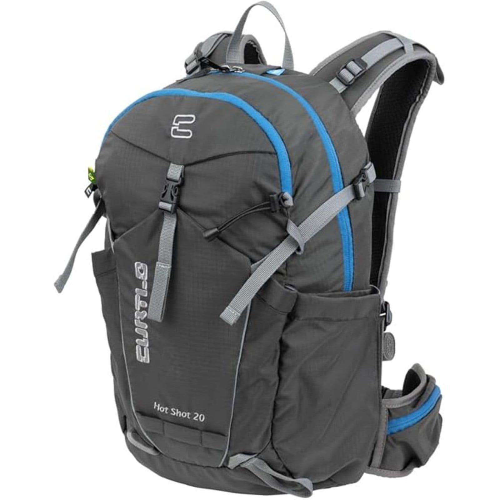 Vista 2 Mochila Curtlo Hot Shot 20L Chumbo e Azul Curtlo incolor azul