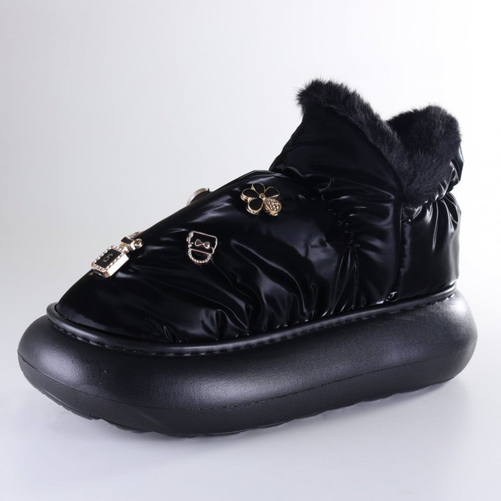 Vista 2 Infantil - Pantufa Bota Feminina Flowfa Lucy Flowfa Flowfa grafite