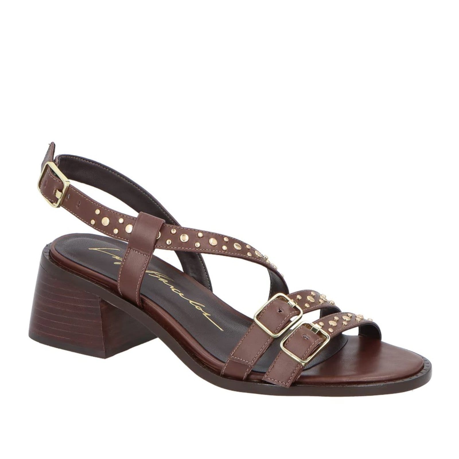 Vista 2 Sandália Panama Luiza Barcelos 13150049 Escuro Luiza Barcelos marrom