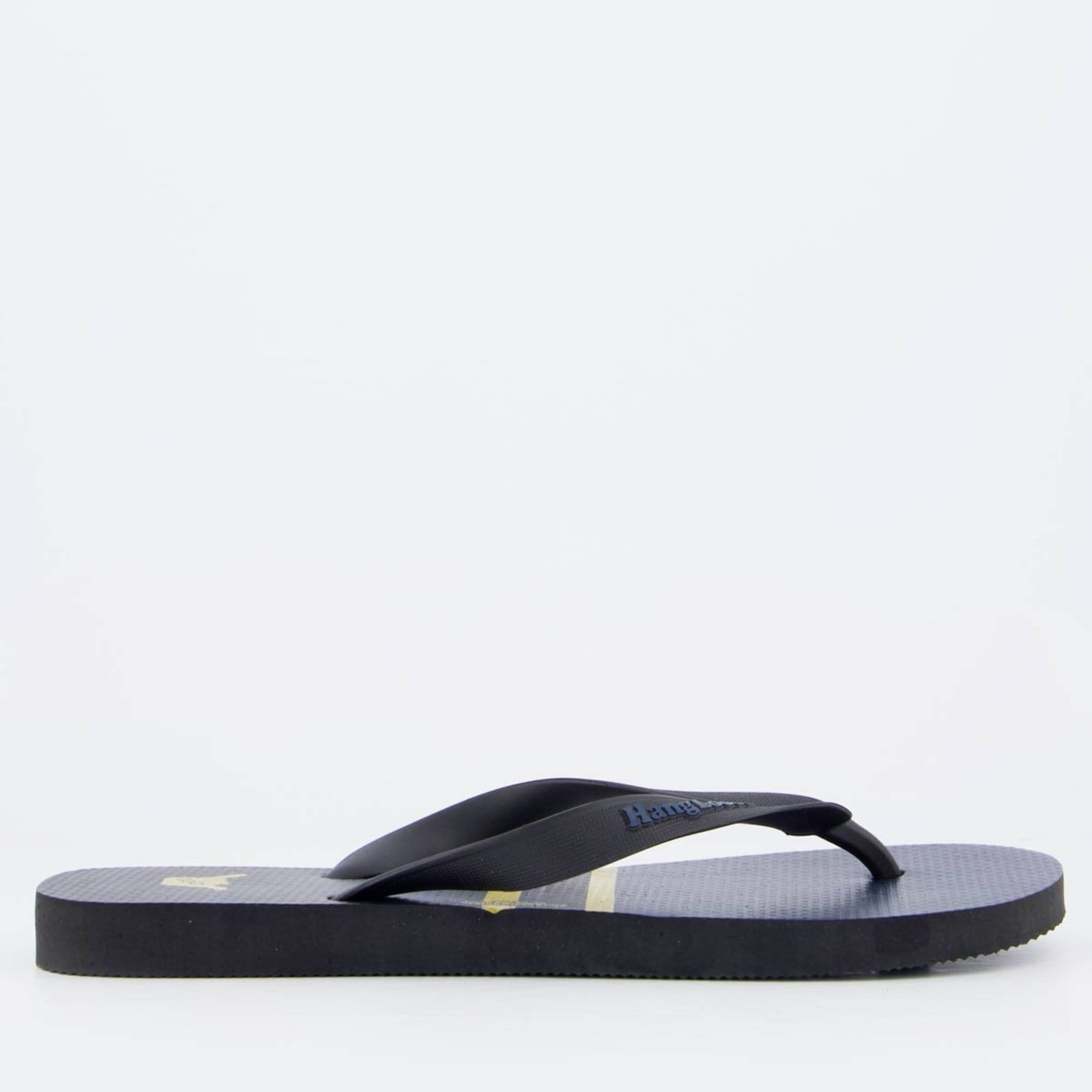 Vista 2 Chinelo Hang Loose HLFM0027 e Marinho Hang Loose preto