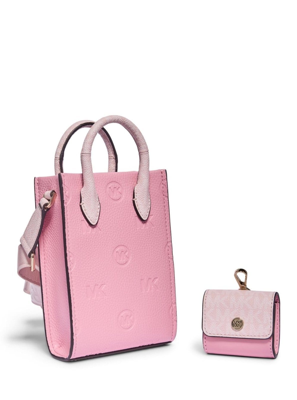 Vista 2 Bolsa Transversal Mirella Pequena 35R4g7zc1l637 Michael Kors rosa