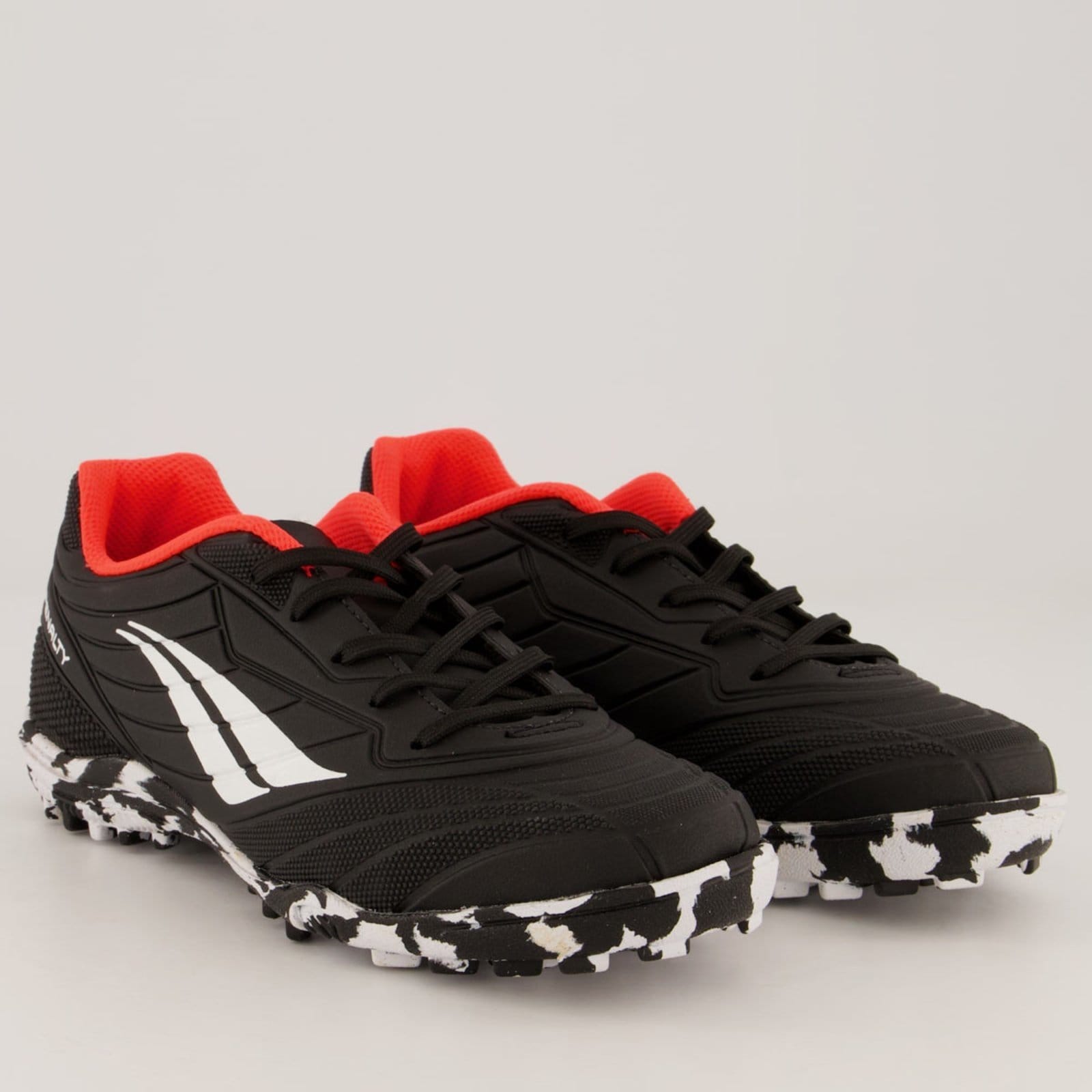 Vista 2 Chuteira Penalty Matís XXI Society Juvenil Preta Penalty preto