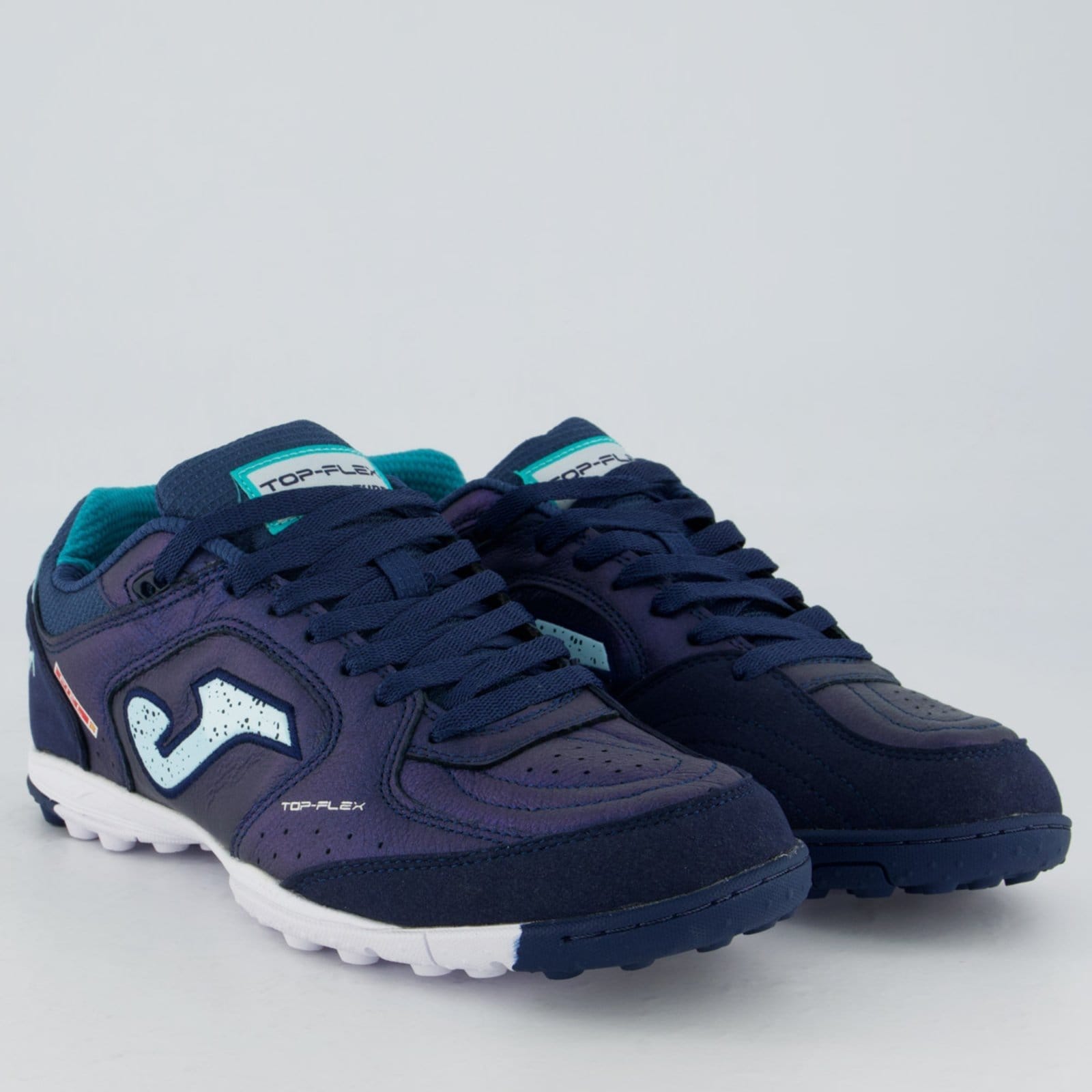 Vista 2 Chuteira Joma Top Flex Society Joma azul marinho