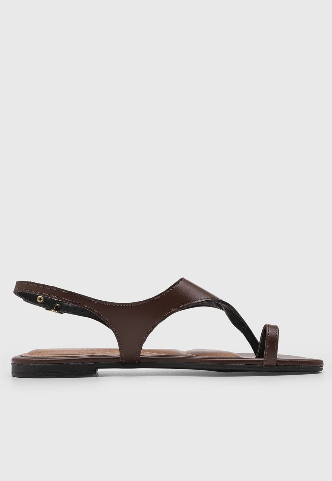 Vista 2 Rasteira Feminina Beira Rio Ponta Quadrada BEIRA RIO marrom