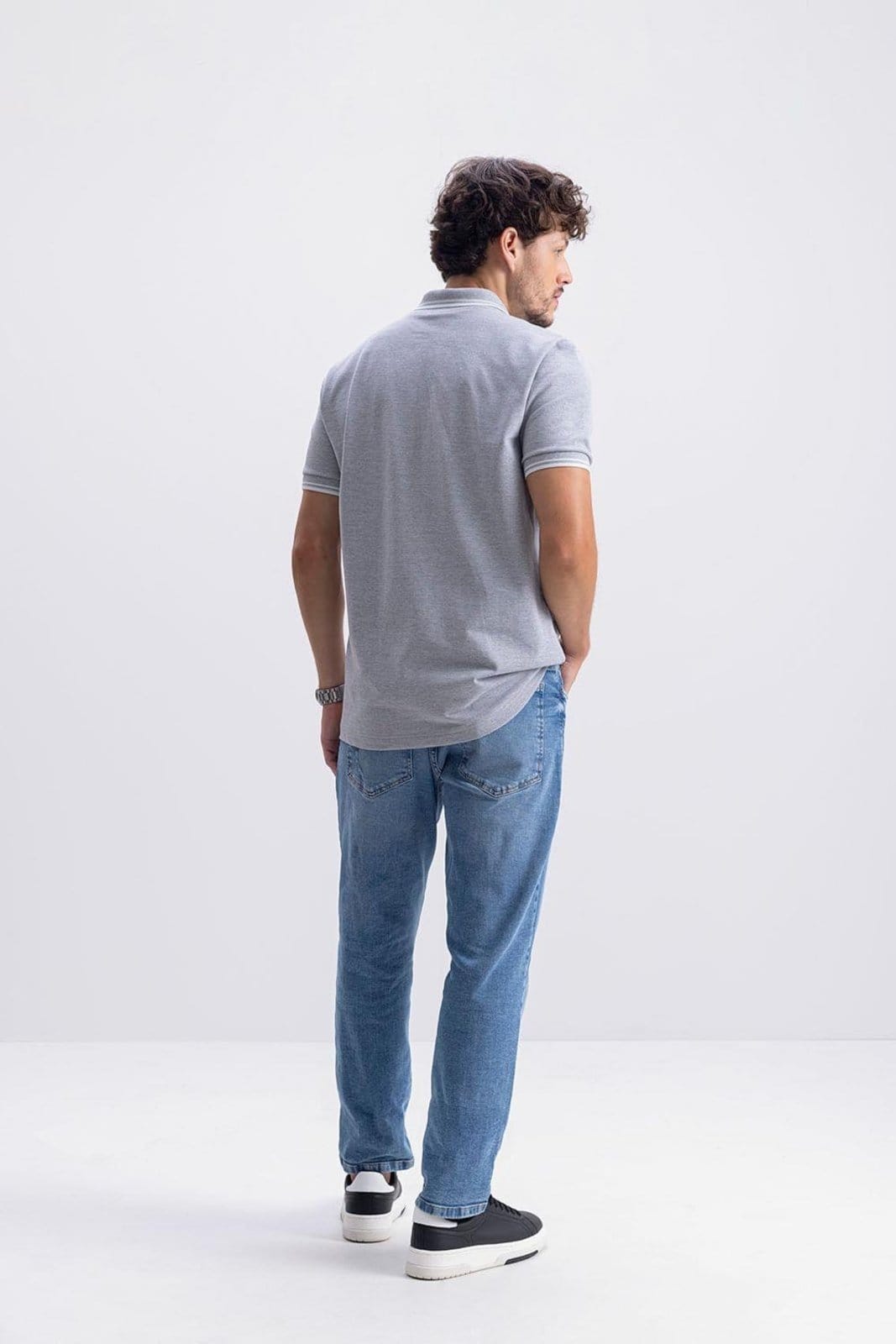 Camisa Polo Masculina Em Piquet Essendi Médio - 2