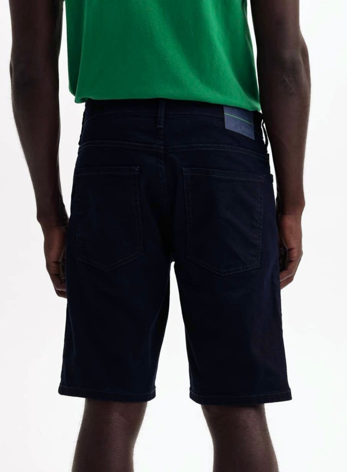 Vista 2 Bermuda Jeans Masculina - Yuri Triton Indigo Triton azul indigo