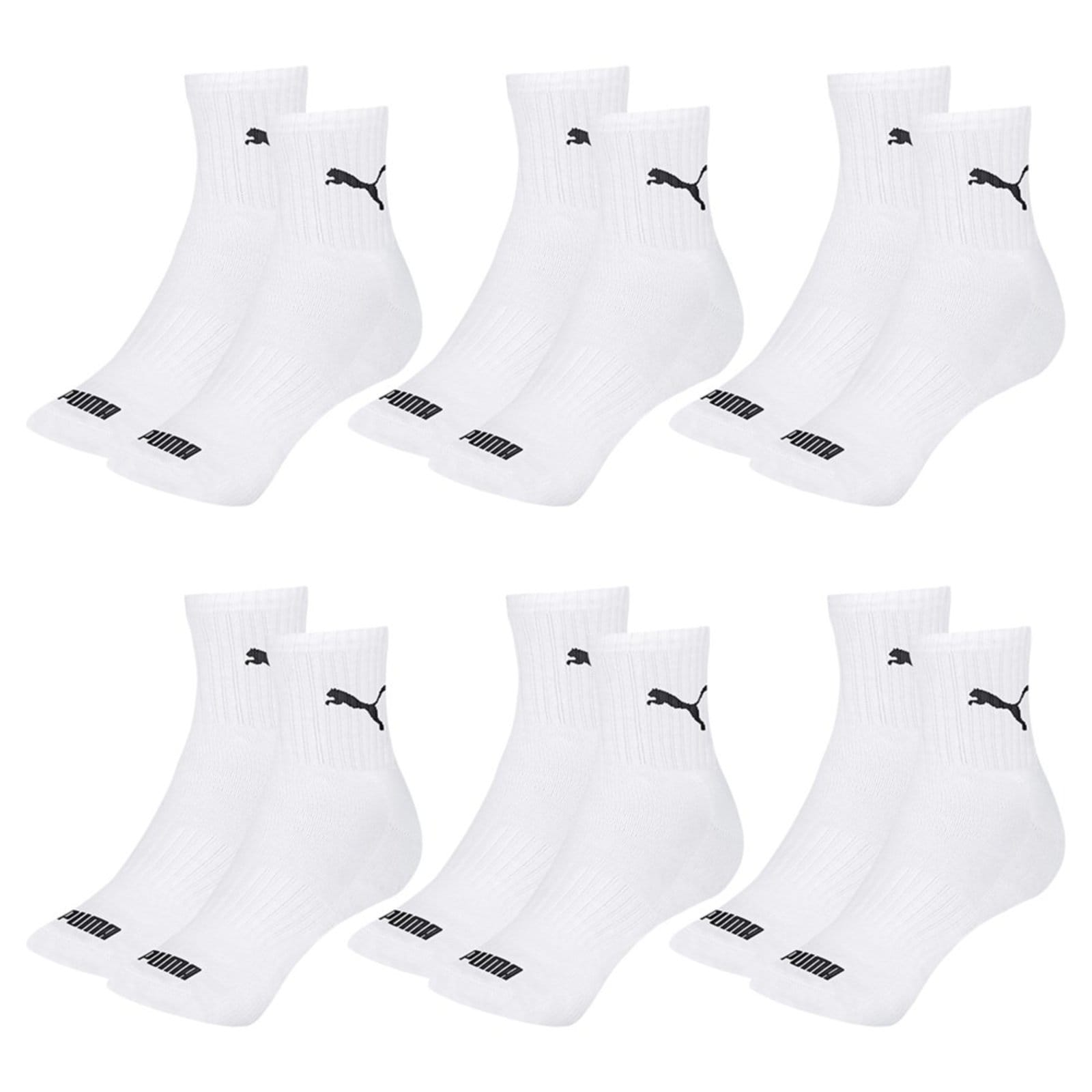 Kit 6 Pares de Meias Puma Cano Médio Esportiva Feminino